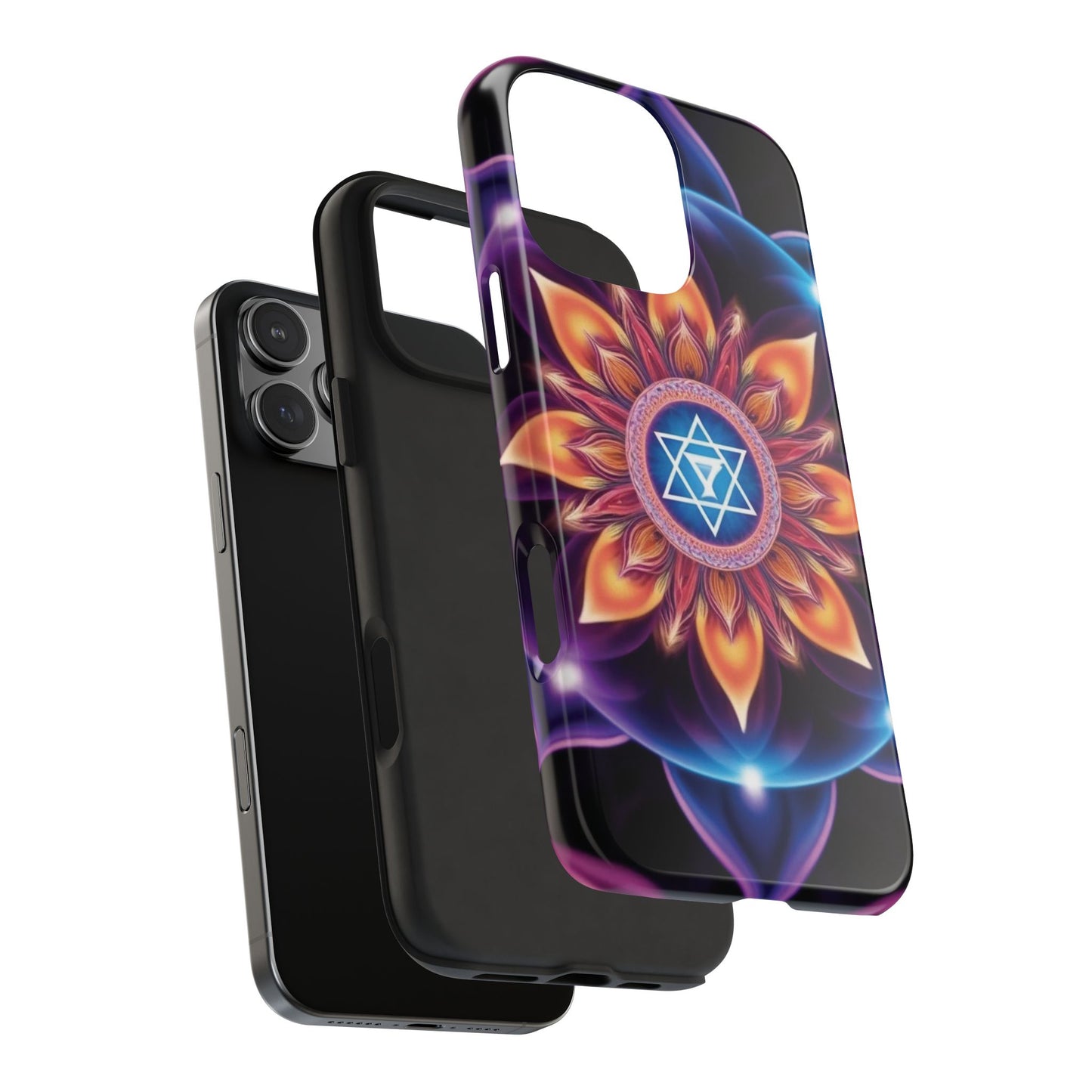 Bohemian Mandala Tough Phone Case | Vibrant Art Design, Protective Cover, Gift for Her, Spiritual Decor, Trendy Phone Accessory