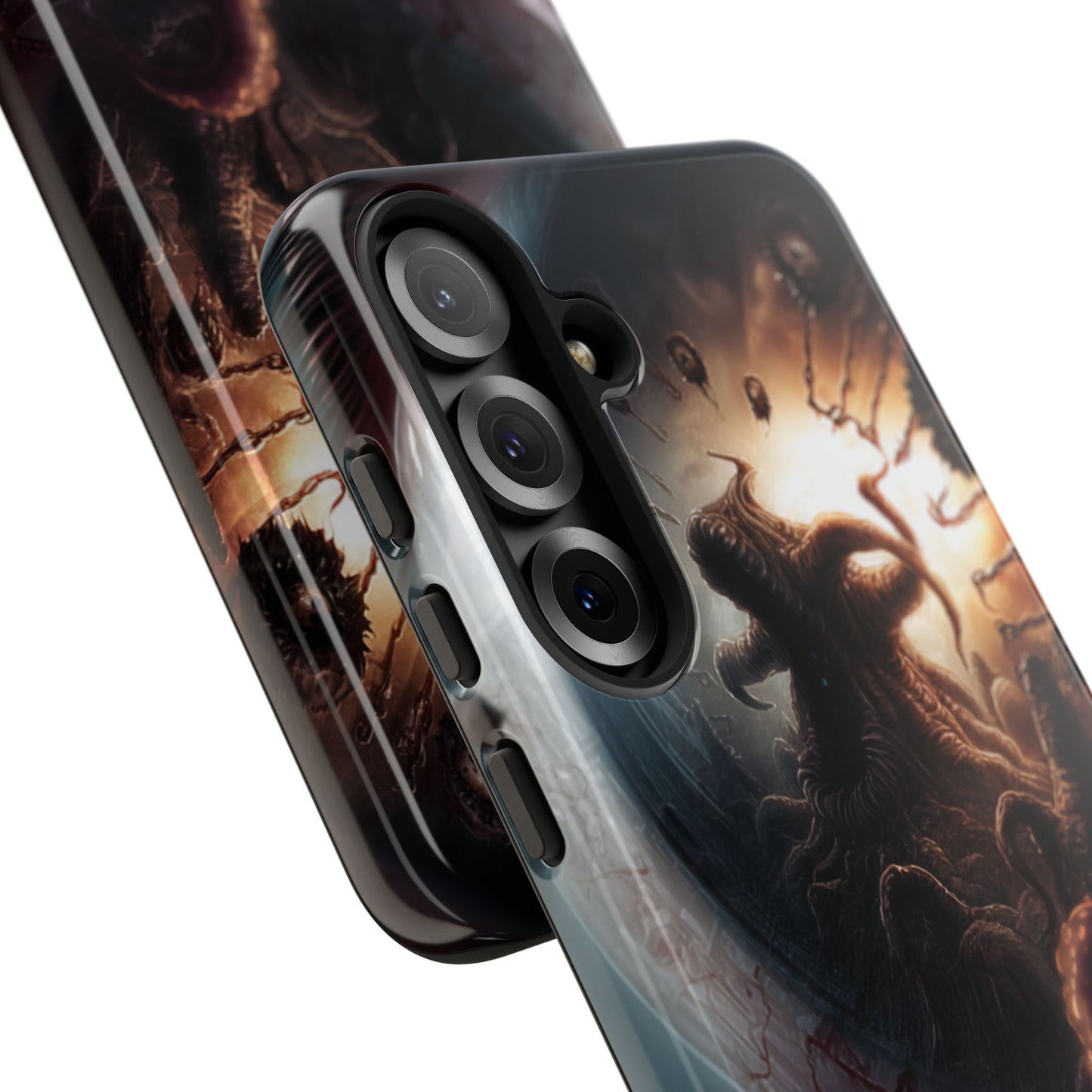 Phone Case: Cosmic Horror Design, Tough Phone Case, Unique Tech Accessory, Gifts for Sci-Fi Lovers, Halloween Decor