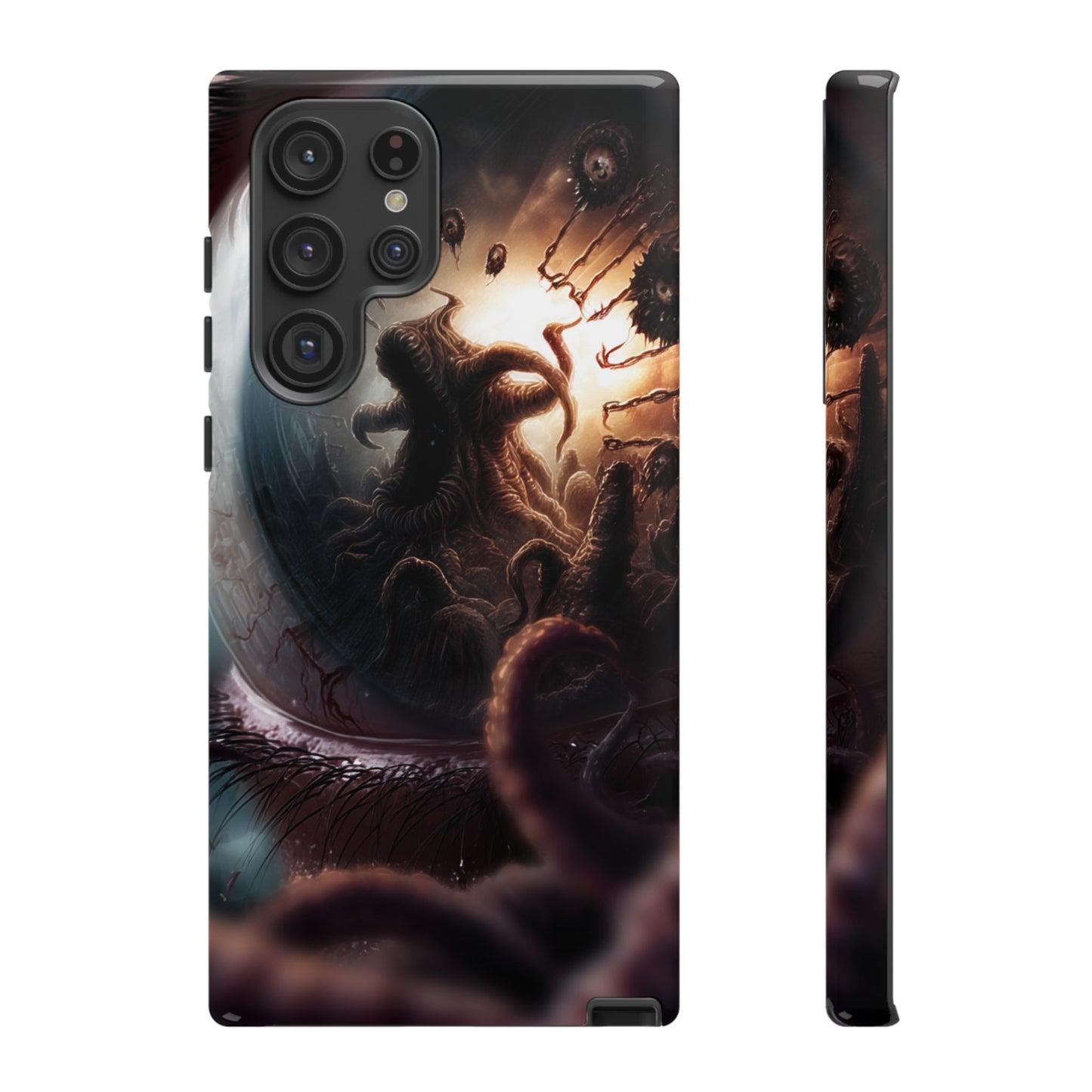 Phone Case: Cosmic Horror Design, Tough Phone Case, Unique Tech Accessory, Gifts for Sci-Fi Lovers, Halloween Decor