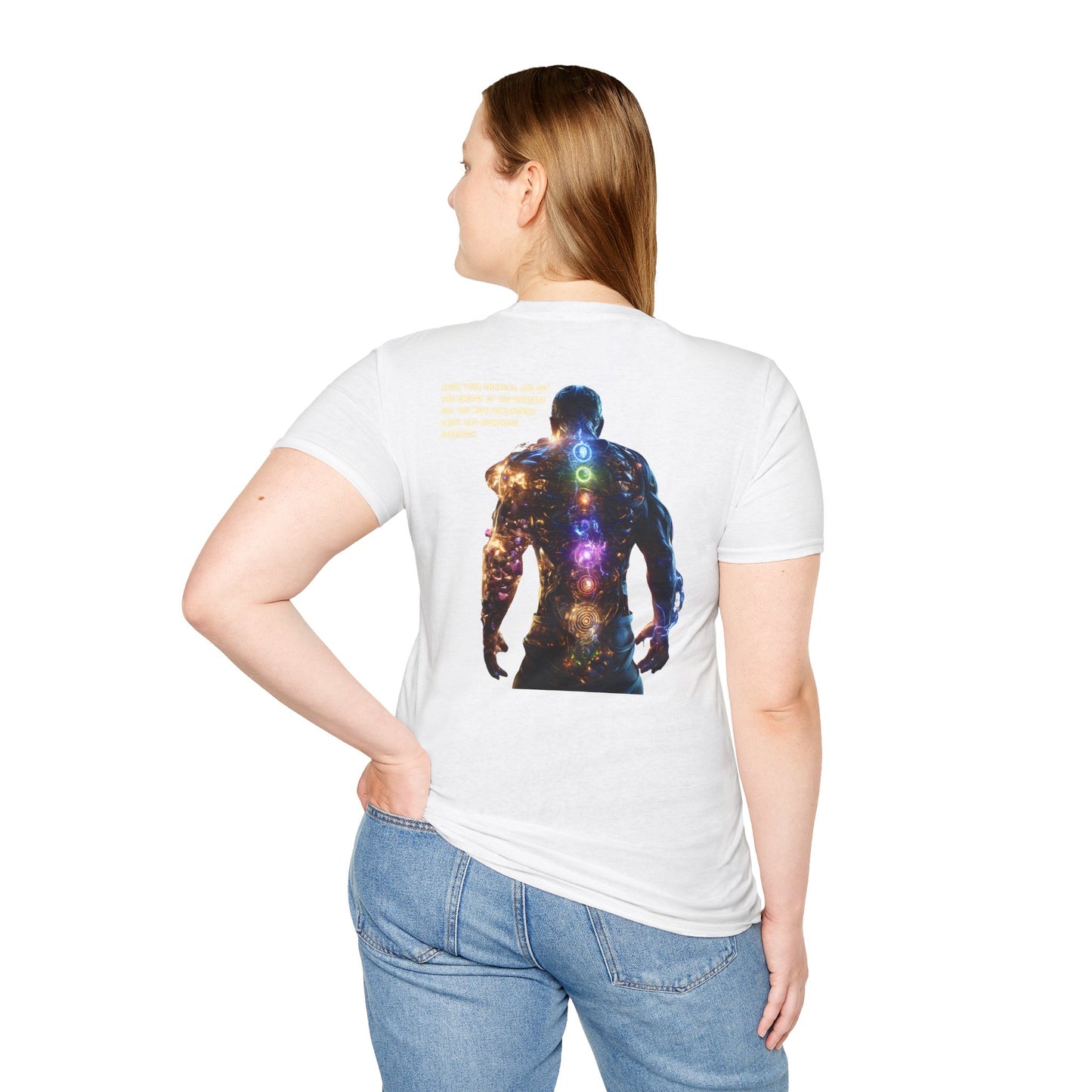 Chakras T-Shirt, Energy Healing Tee, Spiritual Top, Meditation Shirt, Yoga Clothing, Reiki Apparel