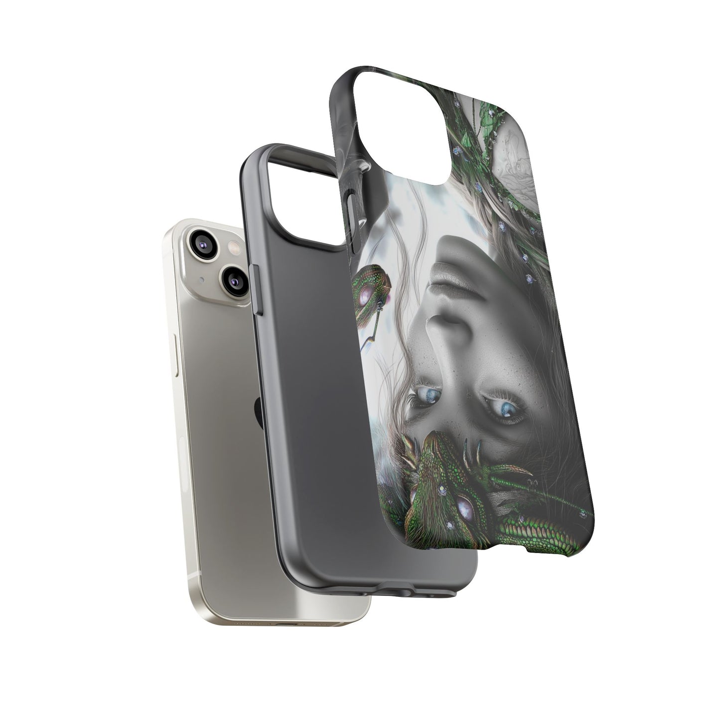 Phone Case with Enchanted Fairy Design, Phone Cover, Magical Gift for Women, Boho Style, Nature Lovers, Unique Art