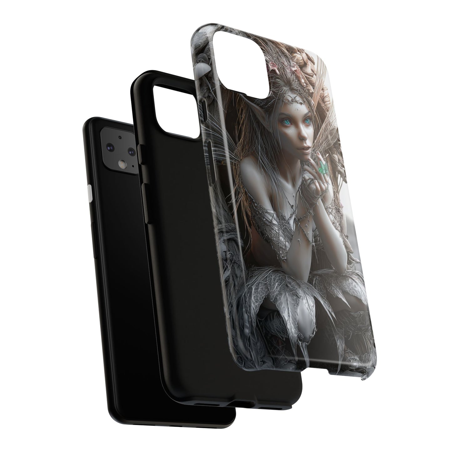 Fantasy Phone Case with Enchanted Fairy Design, Phone Cover, Magical Gift for Women, Boho Style, Nature Lovers, Unique Art