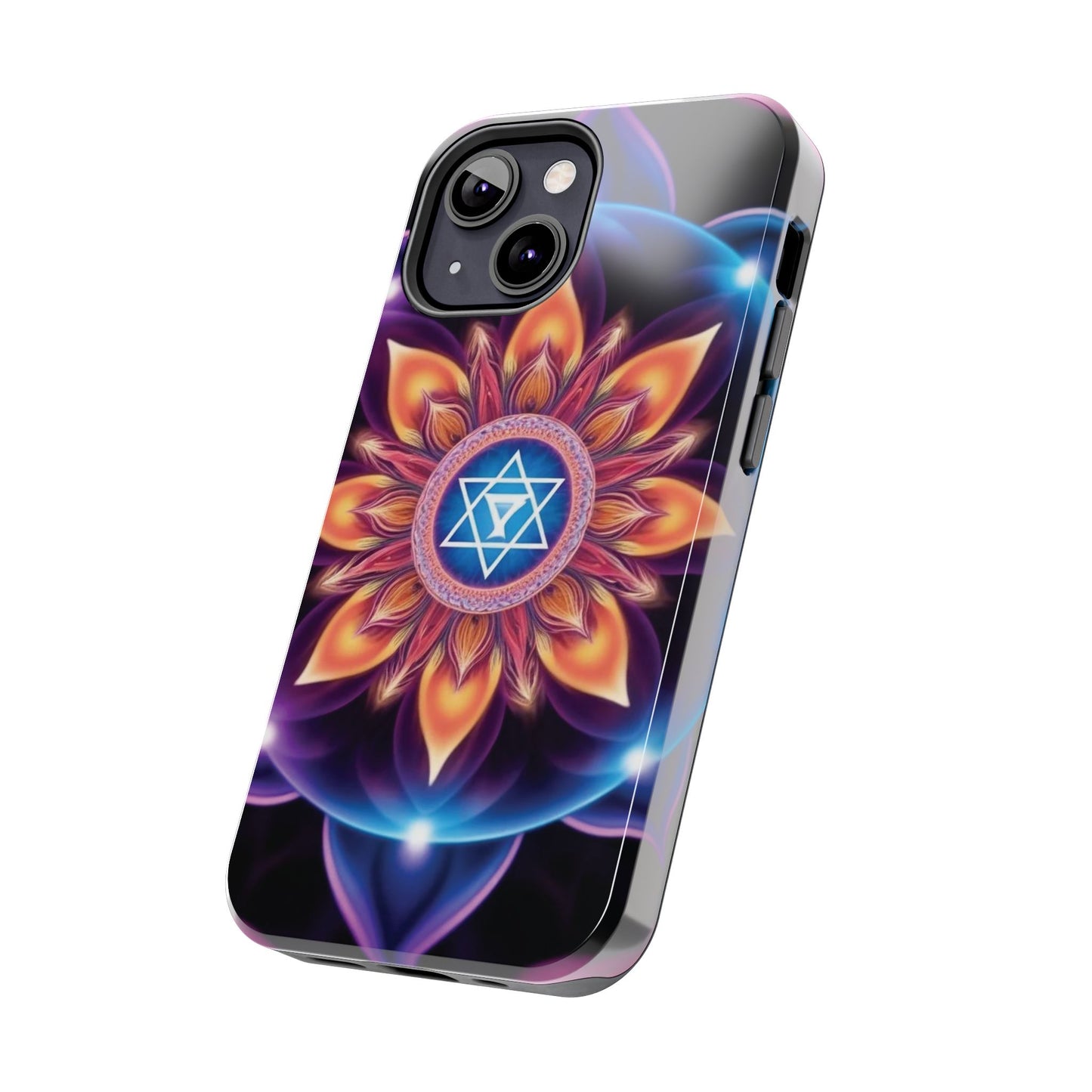 Bohemian Mandala Tough Phone Case | Vibrant Art Design, Protective Cover, Gift for Her, Spiritual Decor, Trendy Phone Accessory