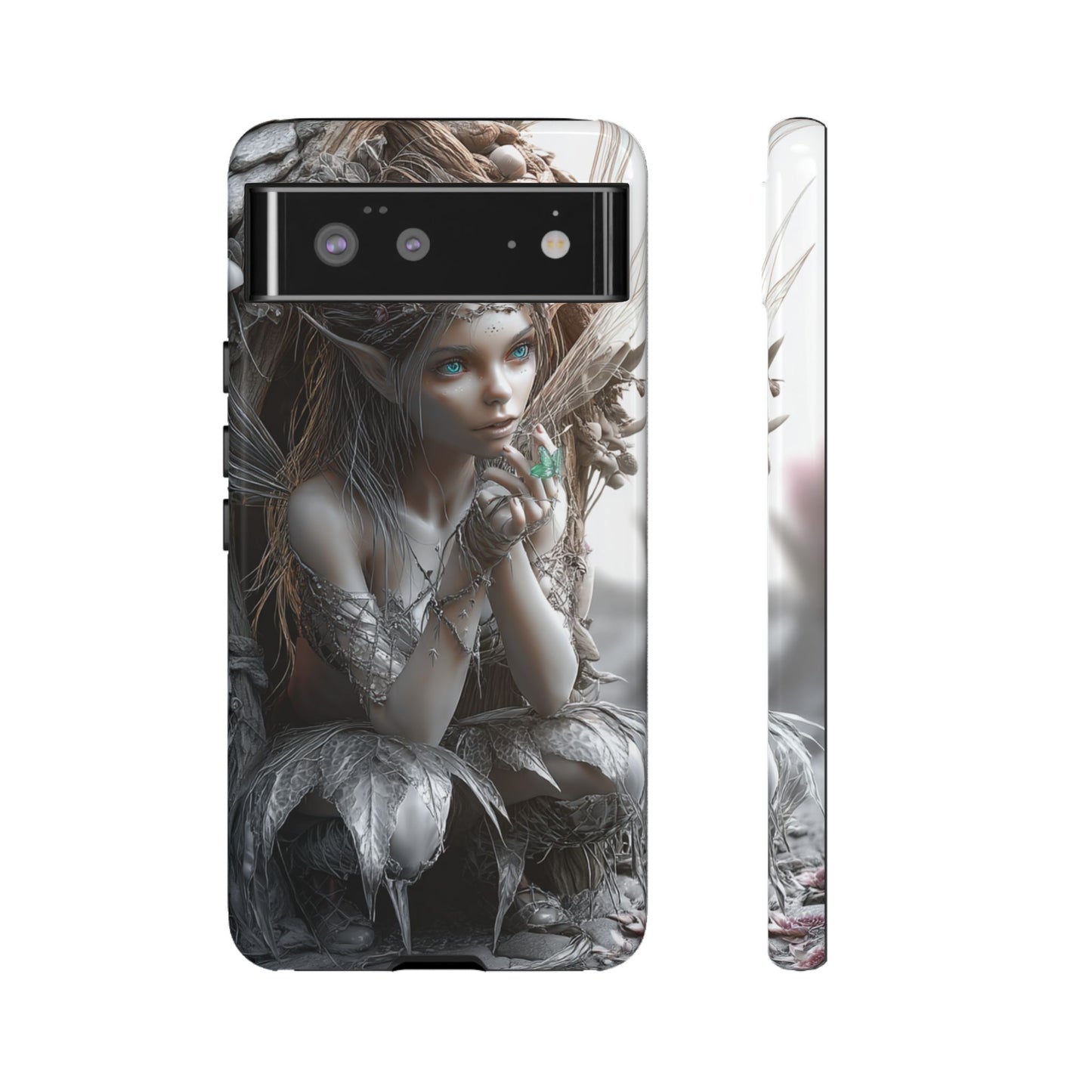 Fantasy Phone Case with Enchanted Fairy Design, Phone Cover, Magical Gift for Women, Boho Style, Nature Lovers, Unique Art
