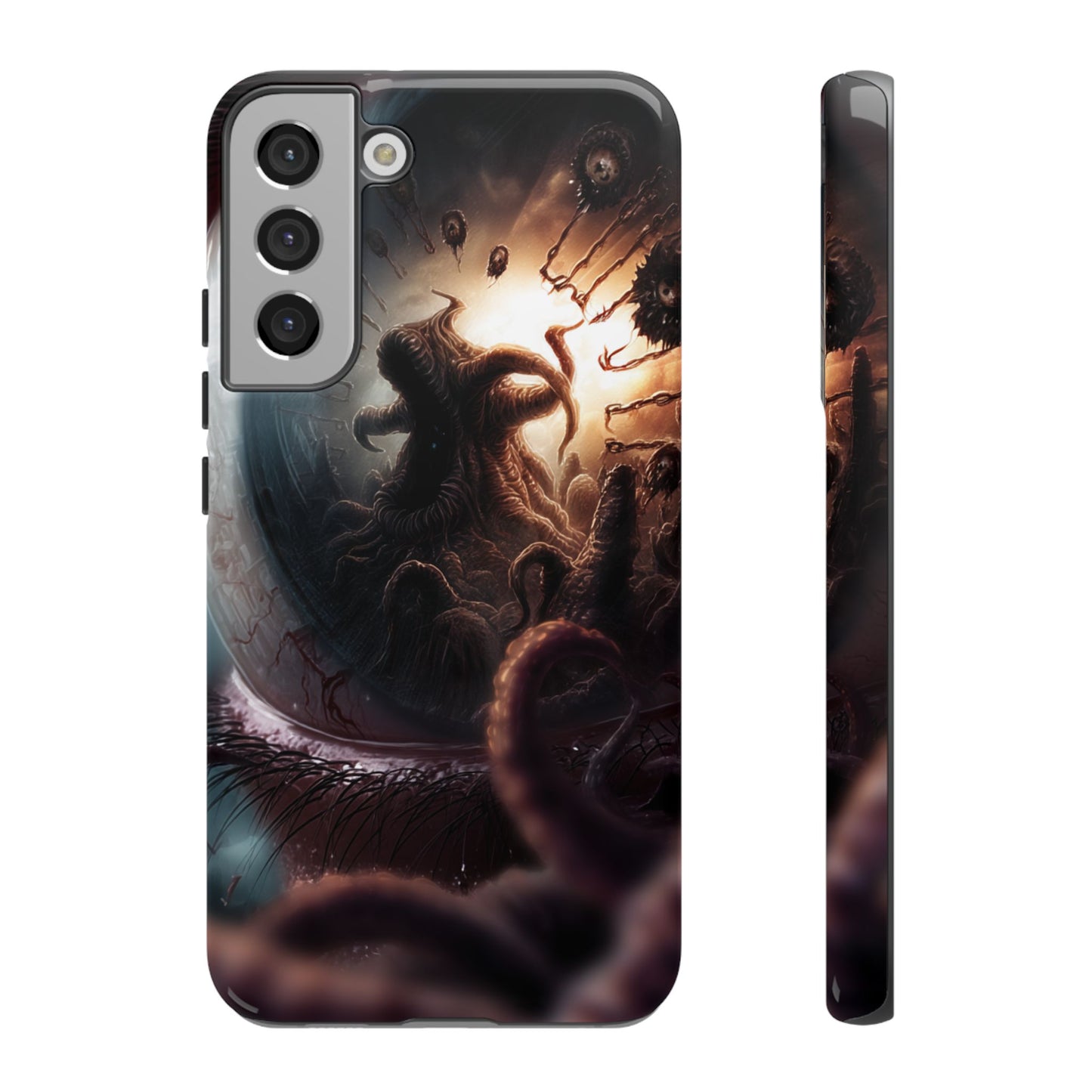 Phone Case: Cosmic Horror Design, Tough Phone Case, Unique Tech Accessory, Gifts for Sci-Fi Lovers, Halloween Decor