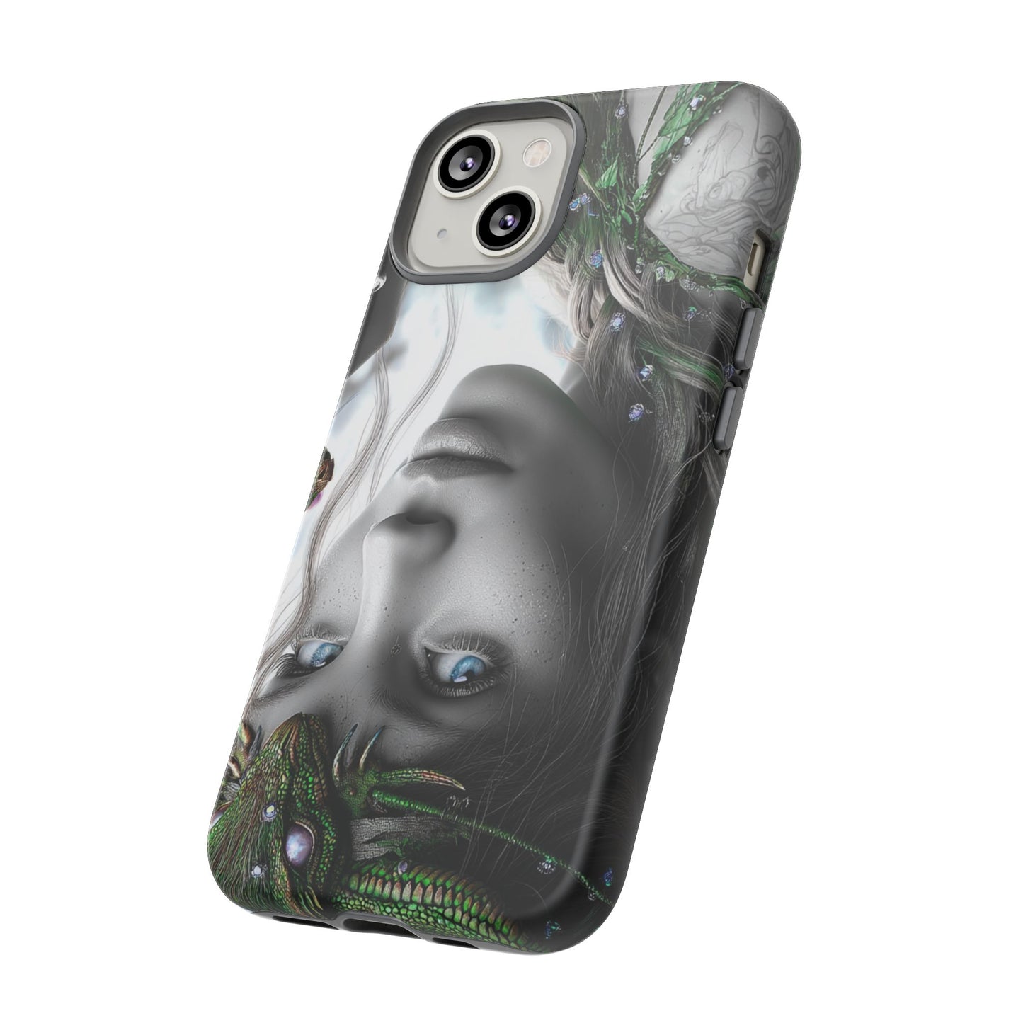 Phone Case with Enchanted Fairy Design, Phone Cover, Magical Gift for Women, Boho Style, Nature Lovers, Unique Art