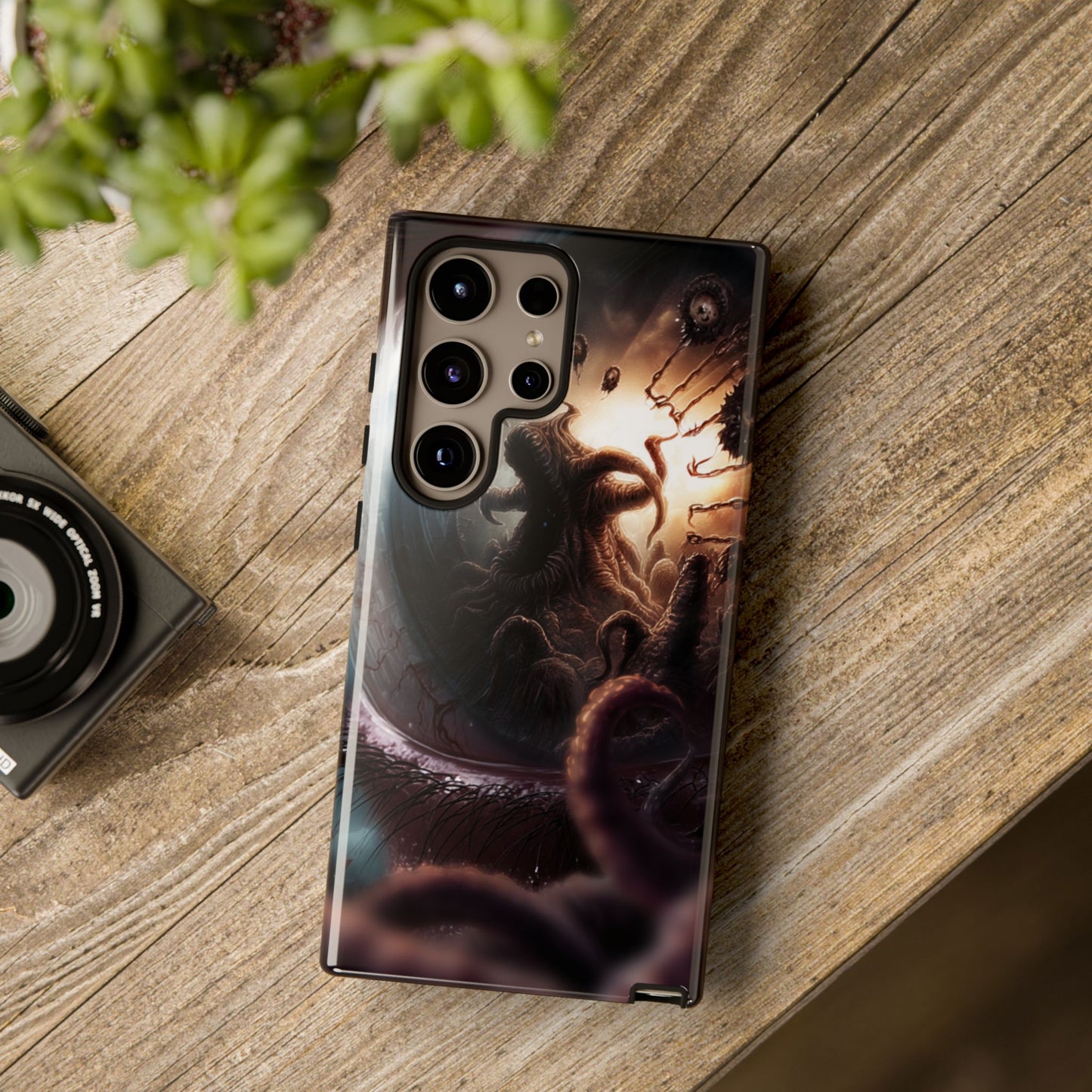 Phone Case: Cosmic Horror Design, Tough Phone Case, Unique Tech Accessory, Gifts for Sci-Fi Lovers, Halloween Decor