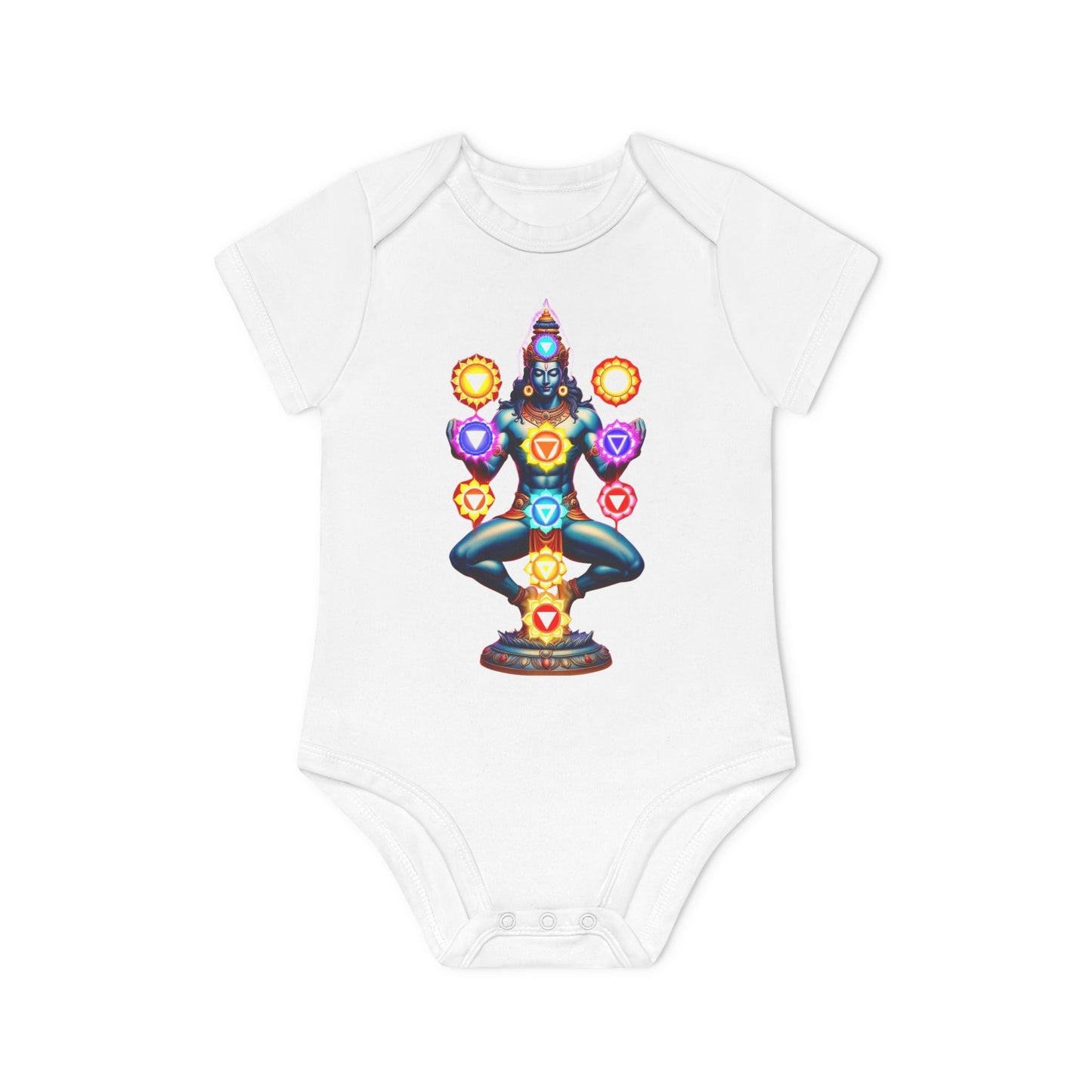 Mystic Chakra Being  Bodysuit, Baby Organic Romper, Newborn Outfit Gift, Spiritual Infant Clothes, Gender Neutral Baby Shower Present