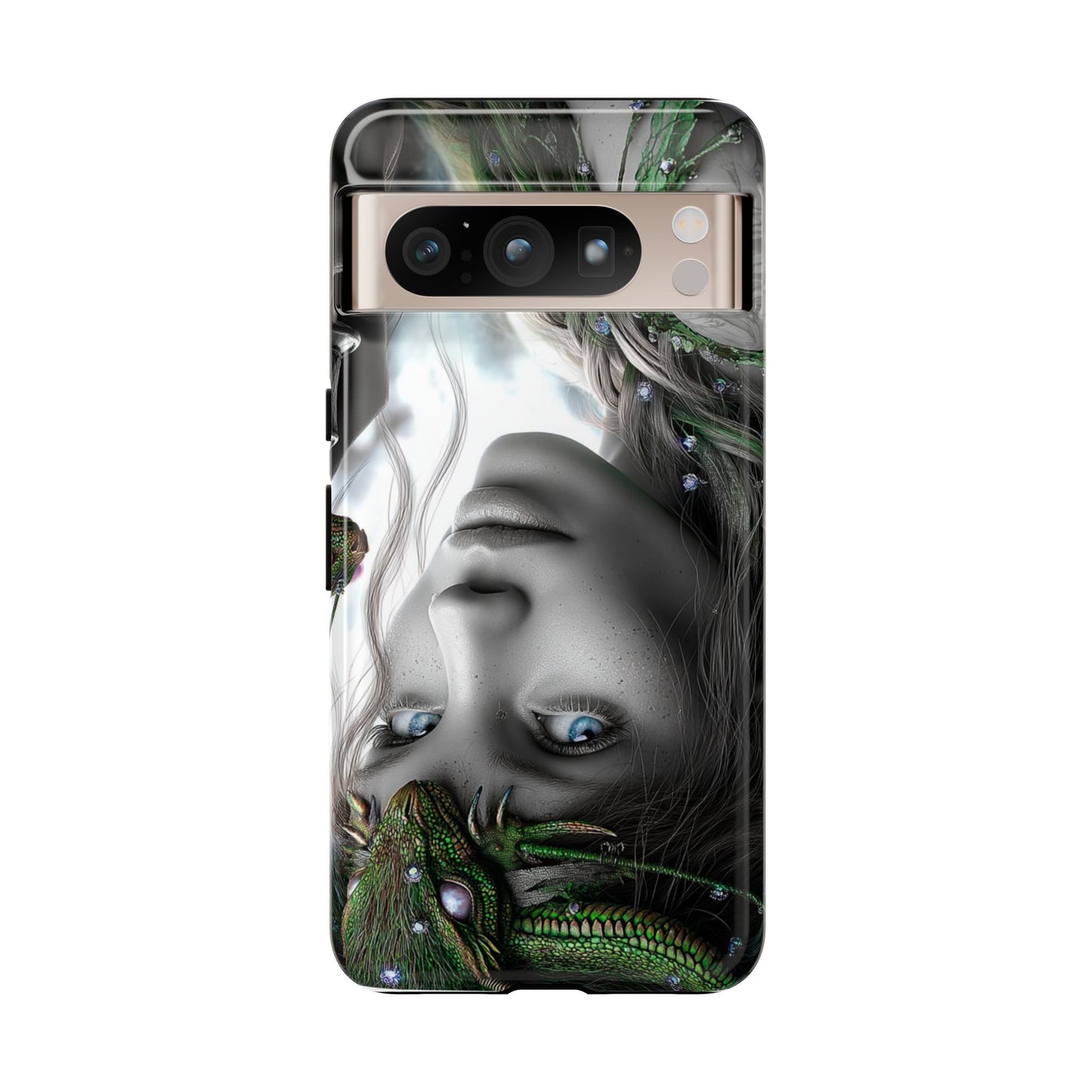 Phone Case with Enchanted Fairy Design, Phone Cover, Magical Gift for Women, Boho Style, Nature Lovers, Unique Art