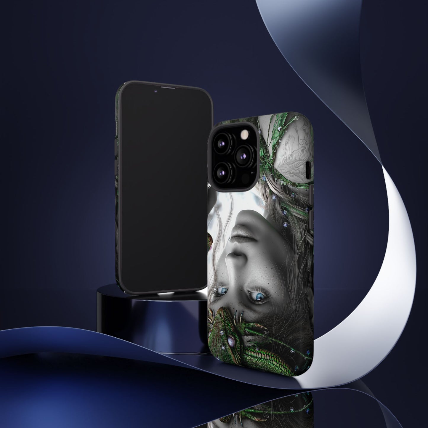 Phone Case with Enchanted Fairy Design, Phone Cover, Magical Gift for Women, Boho Style, Nature Lovers, Unique Art