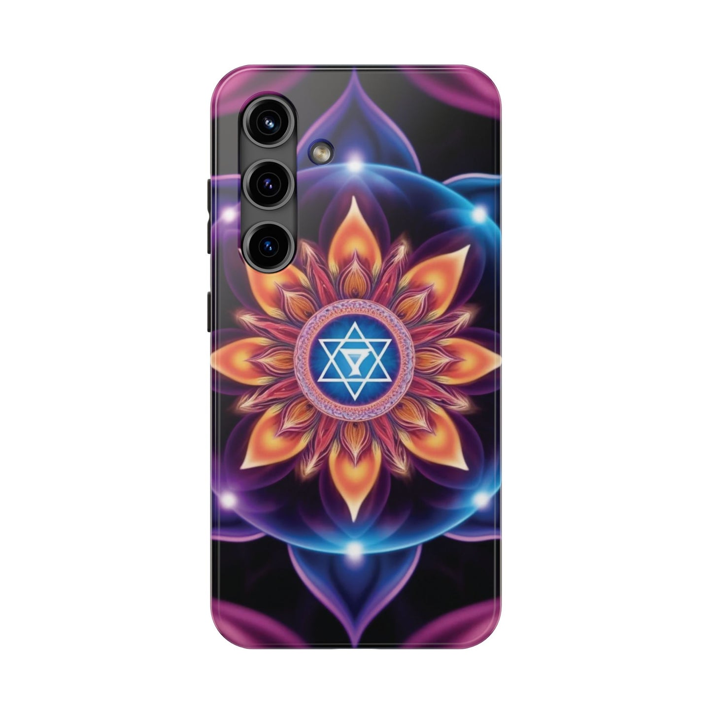 Bohemian Mandala Tough Phone Case | Vibrant Art Design, Protective Cover, Gift for Her, Spiritual Decor, Trendy Phone Accessory