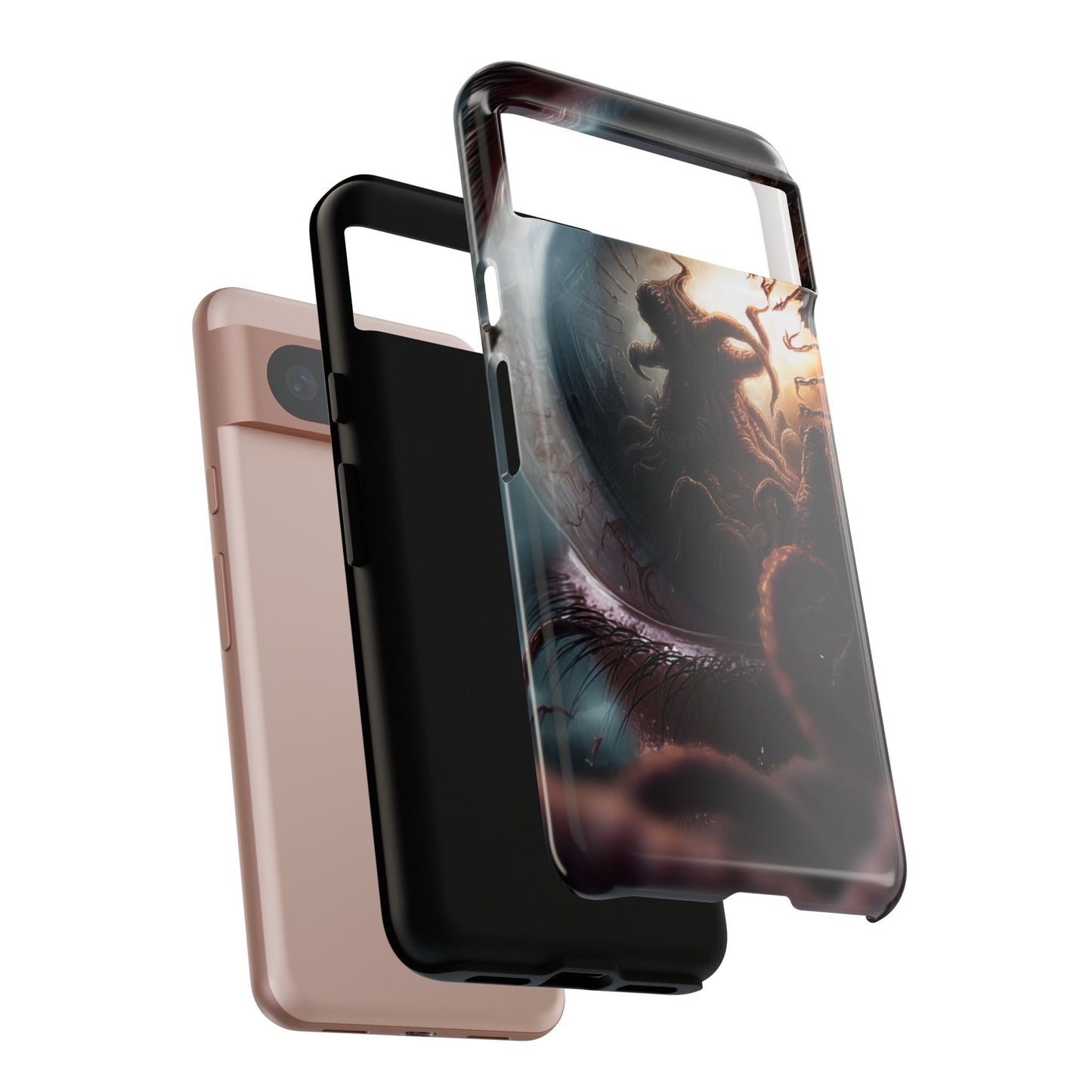 Phone Case: Cosmic Horror Design, Tough Phone Case, Unique Tech Accessory, Gifts for Sci-Fi Lovers, Halloween Decor