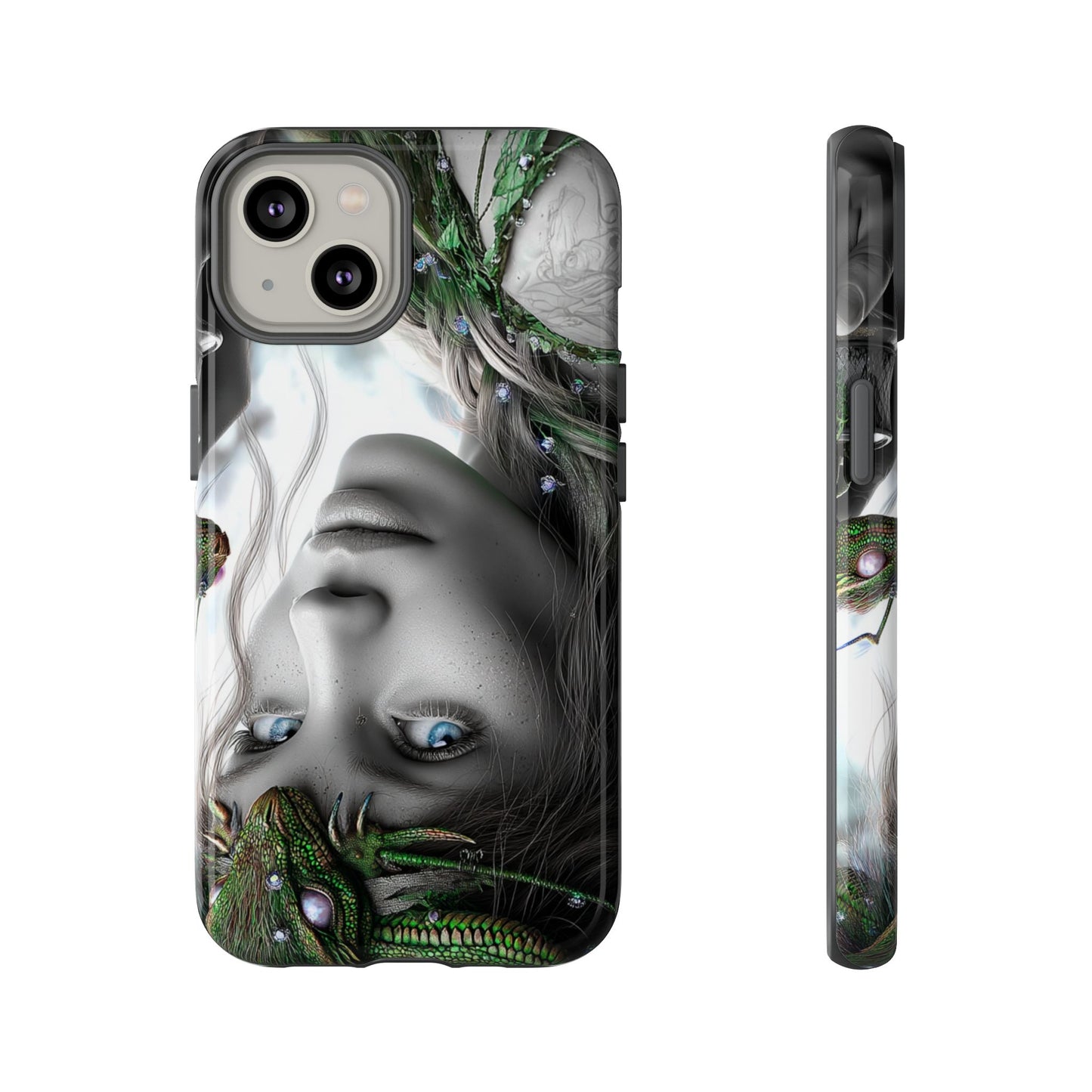 Phone Case with Enchanted Fairy Design, Phone Cover, Magical Gift for Women, Boho Style, Nature Lovers, Unique Art