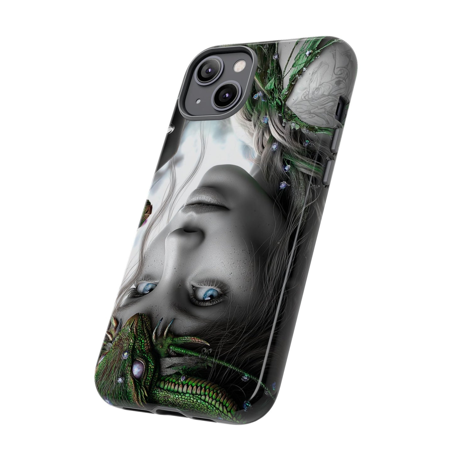 Phone Case with Enchanted Fairy Design, Phone Cover, Magical Gift for Women, Boho Style, Nature Lovers, Unique Art