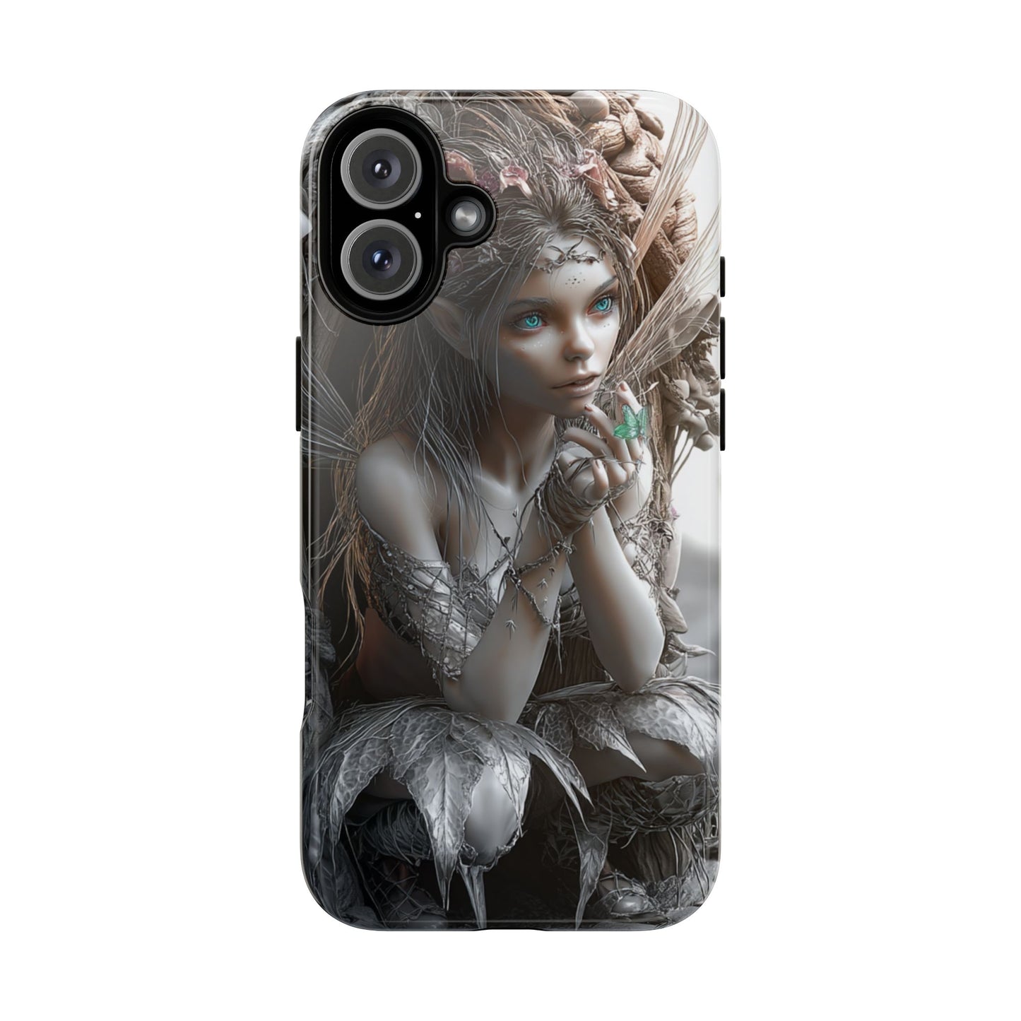 Fantasy Phone Case with Enchanted Fairy Design, Phone Cover, Magical Gift for Women, Boho Style, Nature Lovers, Unique Art