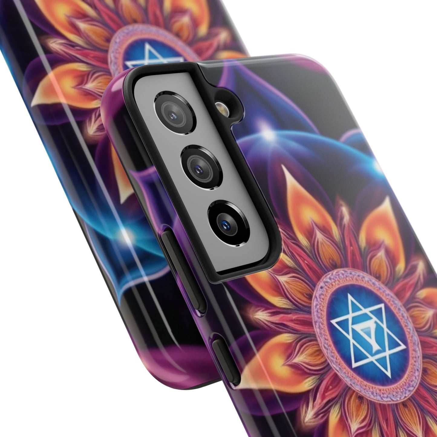 Bohemian Mandala Tough Phone Case | Vibrant Art Design, Protective Cover, Gift for Her, Spiritual Decor, Trendy Phone Accessory