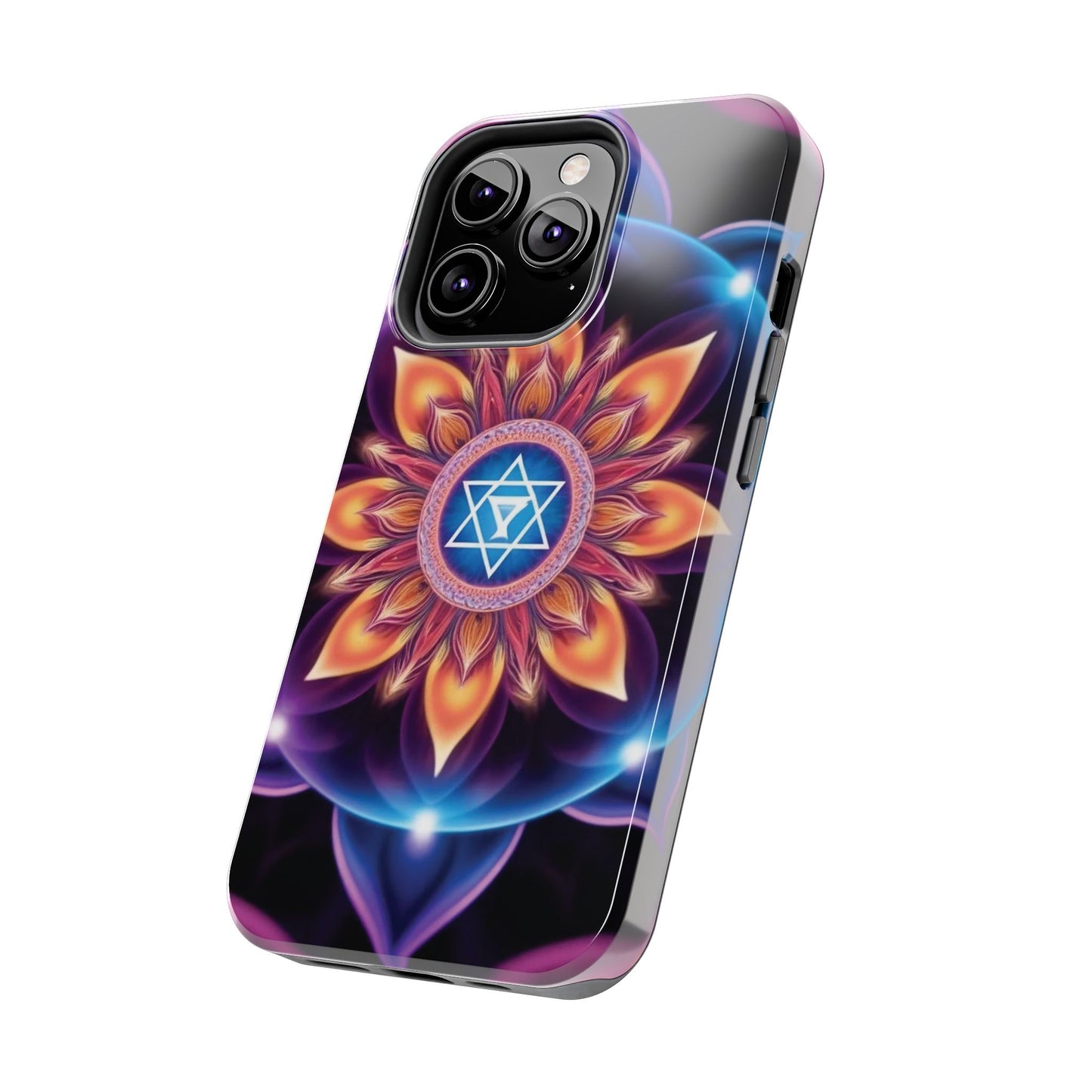 Bohemian Mandala Tough Phone Case | Vibrant Art Design, Protective Cover, Gift for Her, Spiritual Decor, Trendy Phone Accessory