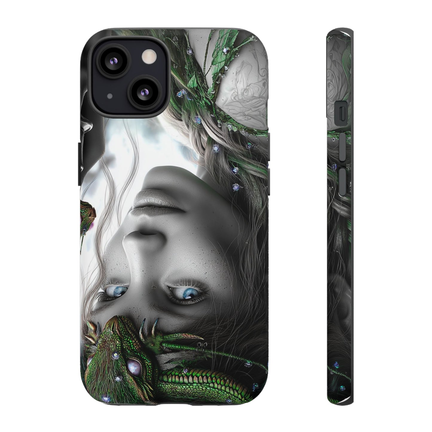 Phone Case with Enchanted Fairy Design, Phone Cover, Magical Gift for Women, Boho Style, Nature Lovers, Unique Art