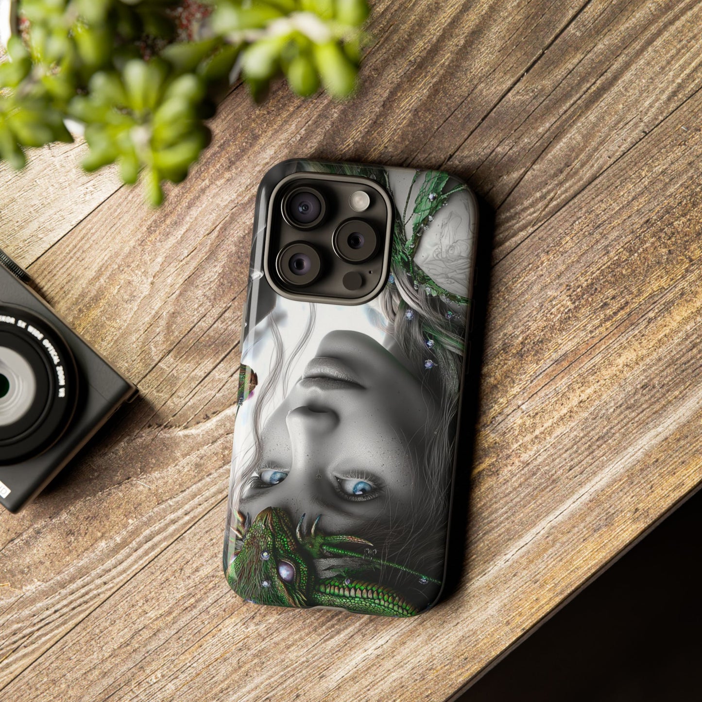Phone Case with Enchanted Fairy Design, Phone Cover, Magical Gift for Women, Boho Style, Nature Lovers, Unique Art