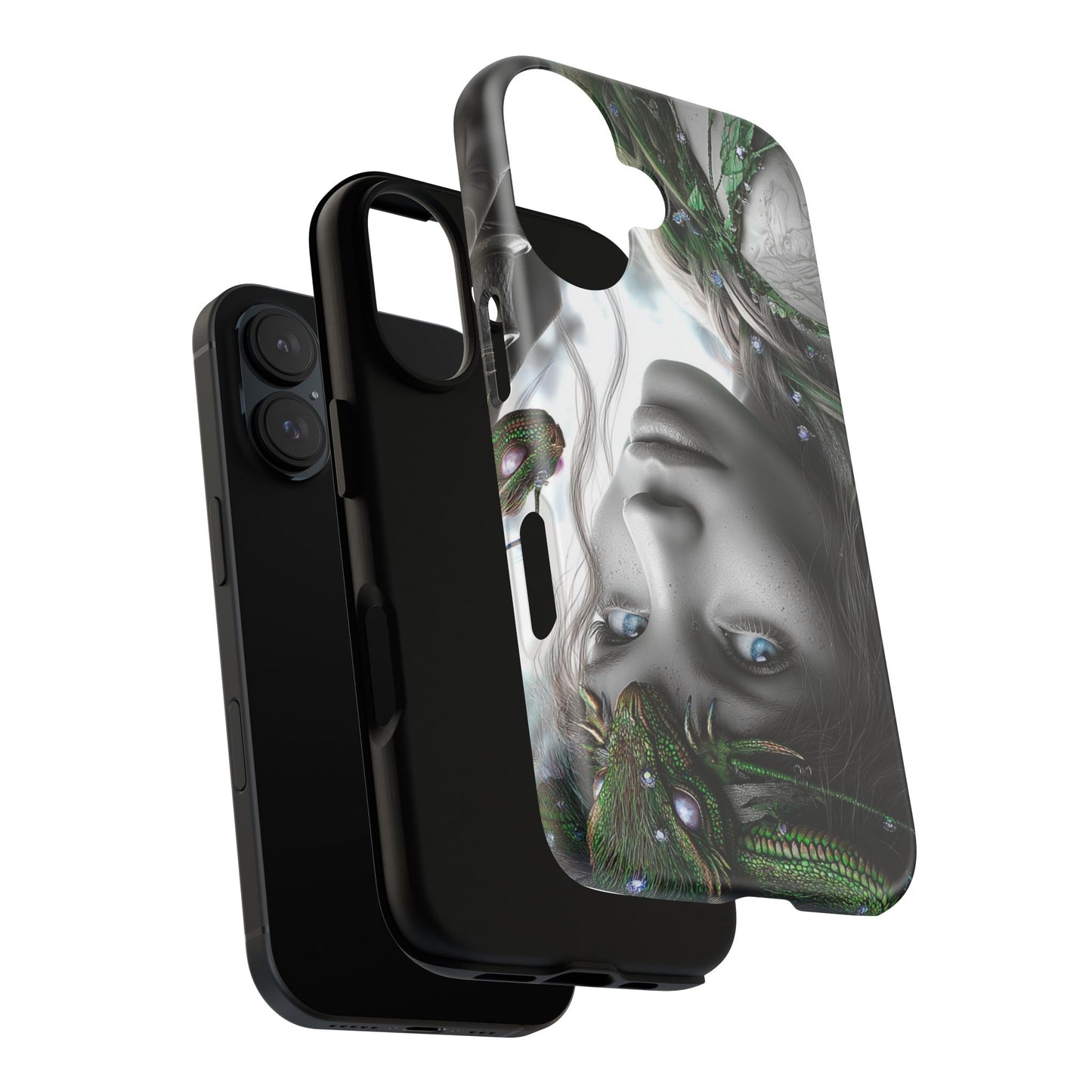 Phone Case with Enchanted Fairy Design, Phone Cover, Magical Gift for Women, Boho Style, Nature Lovers, Unique Art