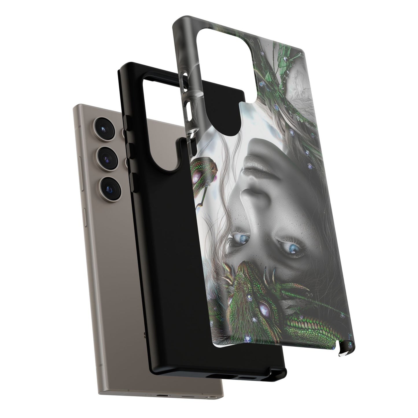 Phone Case with Enchanted Fairy Design, Phone Cover, Magical Gift for Women, Boho Style, Nature Lovers, Unique Art