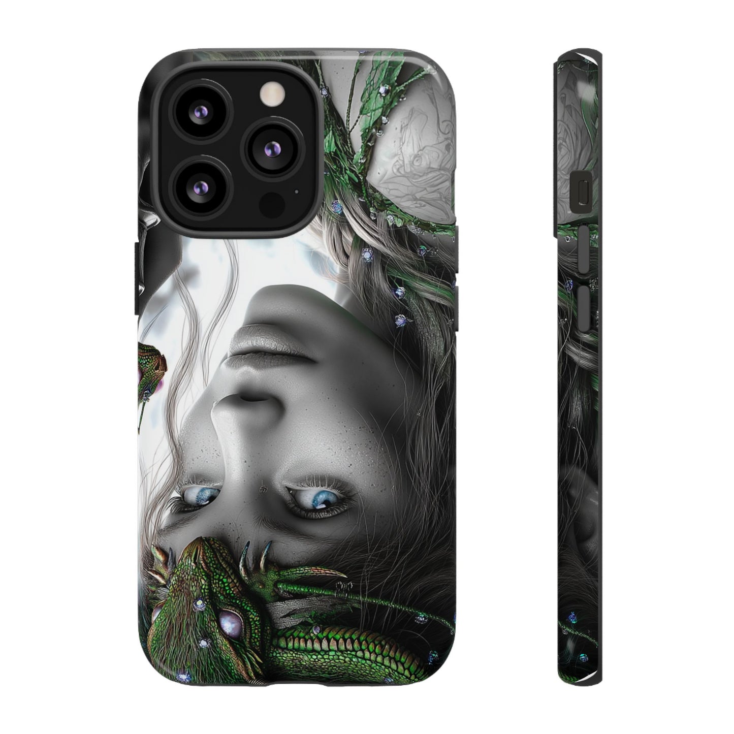 Phone Case with Enchanted Fairy Design, Phone Cover, Magical Gift for Women, Boho Style, Nature Lovers, Unique Art