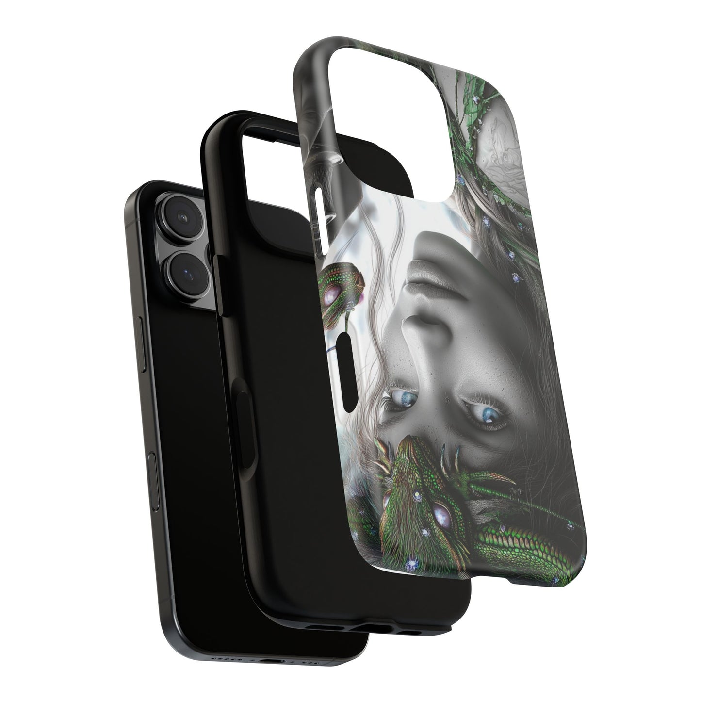 Phone Case with Enchanted Fairy Design, Phone Cover, Magical Gift for Women, Boho Style, Nature Lovers, Unique Art