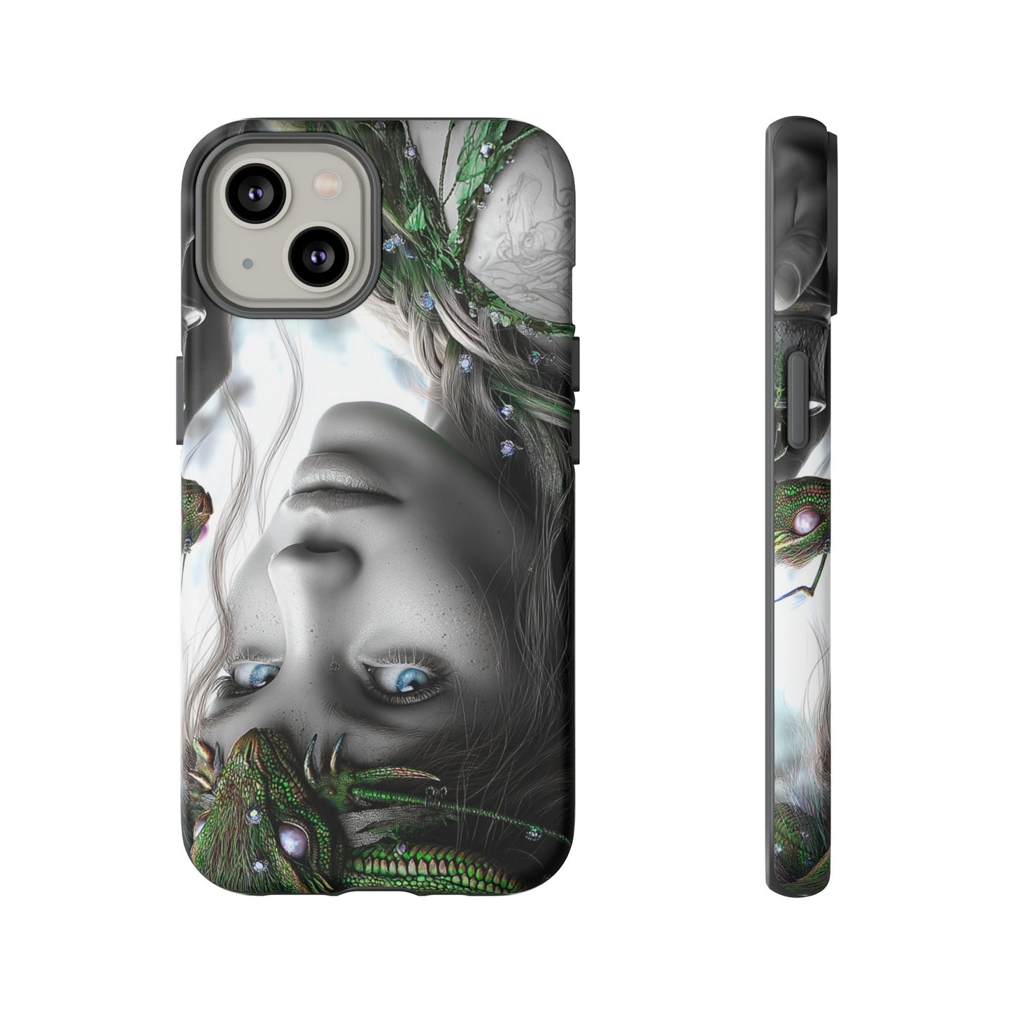 Phone Case with Enchanted Fairy Design, Phone Cover, Magical Gift for Women, Boho Style, Nature Lovers, Unique Art
