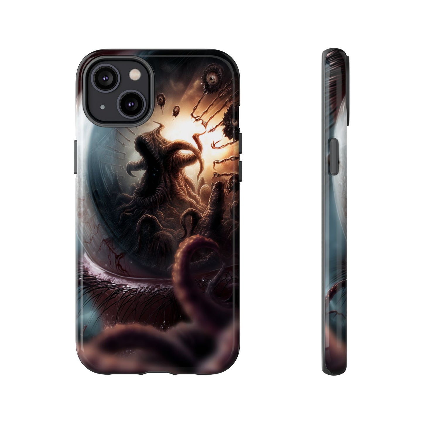 Phone Case: Cosmic Horror Design, Tough Phone Case, Unique Tech Accessory, Gifts for Sci-Fi Lovers, Halloween Decor
