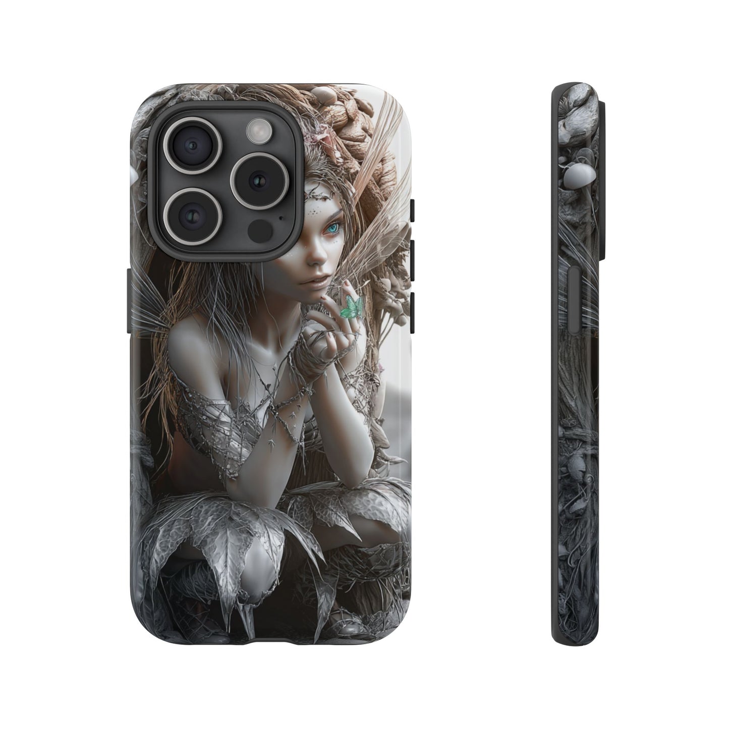 Fantasy Phone Case with Enchanted Fairy Design, Phone Cover, Magical Gift for Women, Boho Style, Nature Lovers, Unique Art