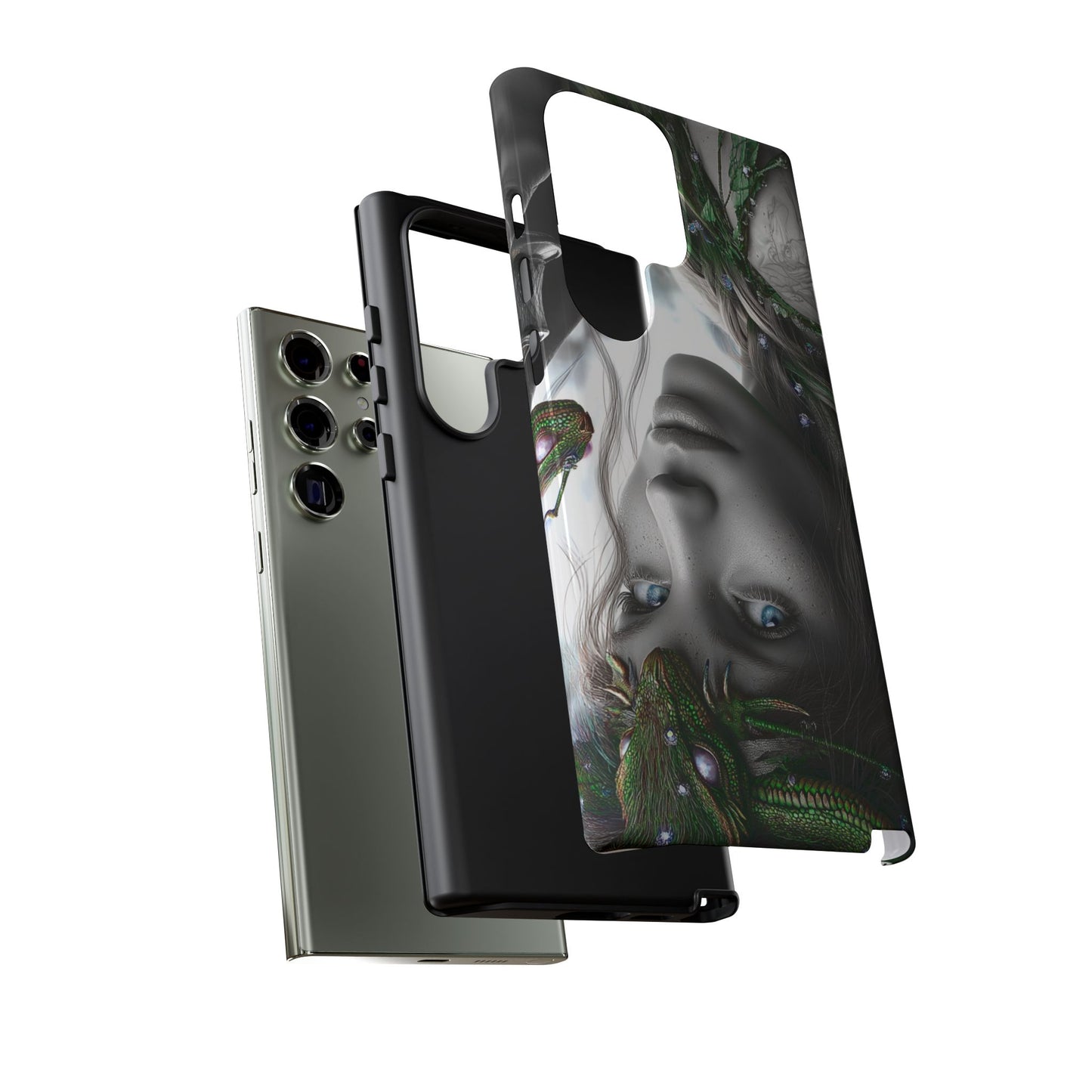 Phone Case with Enchanted Fairy Design, Phone Cover, Magical Gift for Women, Boho Style, Nature Lovers, Unique Art