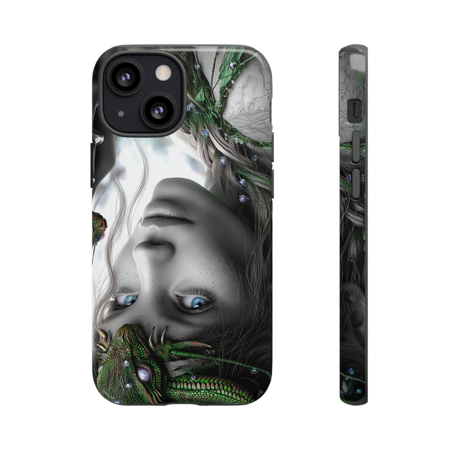 Phone Case with Enchanted Fairy Design, Phone Cover, Magical Gift for Women, Boho Style, Nature Lovers, Unique Art