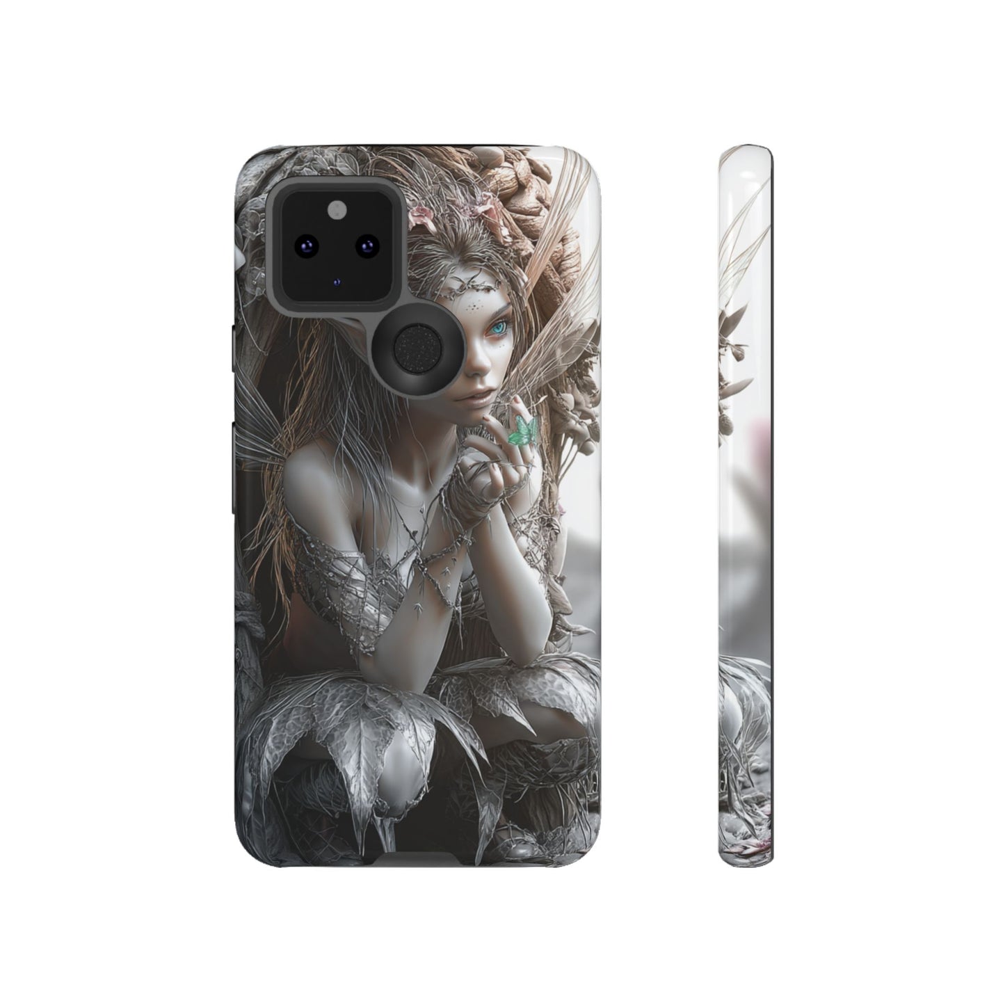Fantasy Phone Case with Enchanted Fairy Design, Phone Cover, Magical Gift for Women, Boho Style, Nature Lovers, Unique Art