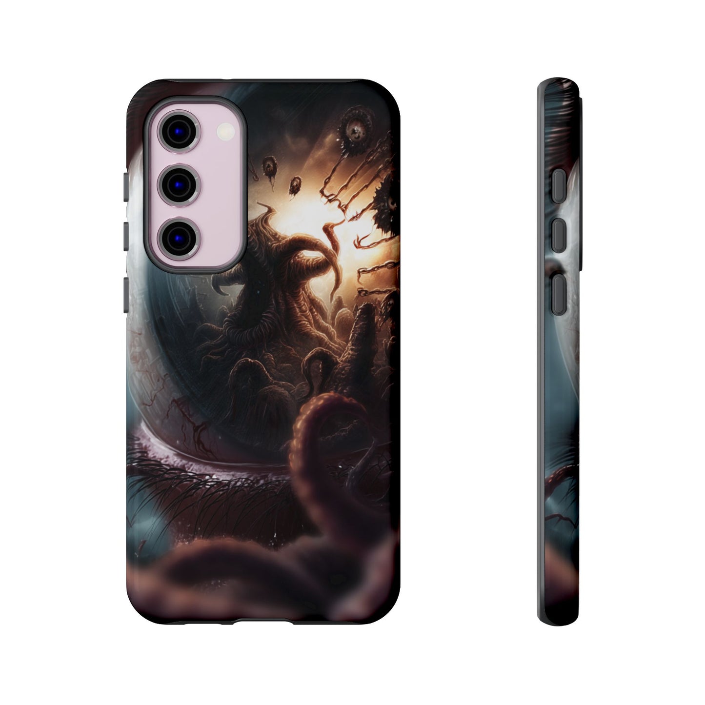 Phone Case: Cosmic Horror Design, Tough Phone Case, Unique Tech Accessory, Gifts for Sci-Fi Lovers, Halloween Decor