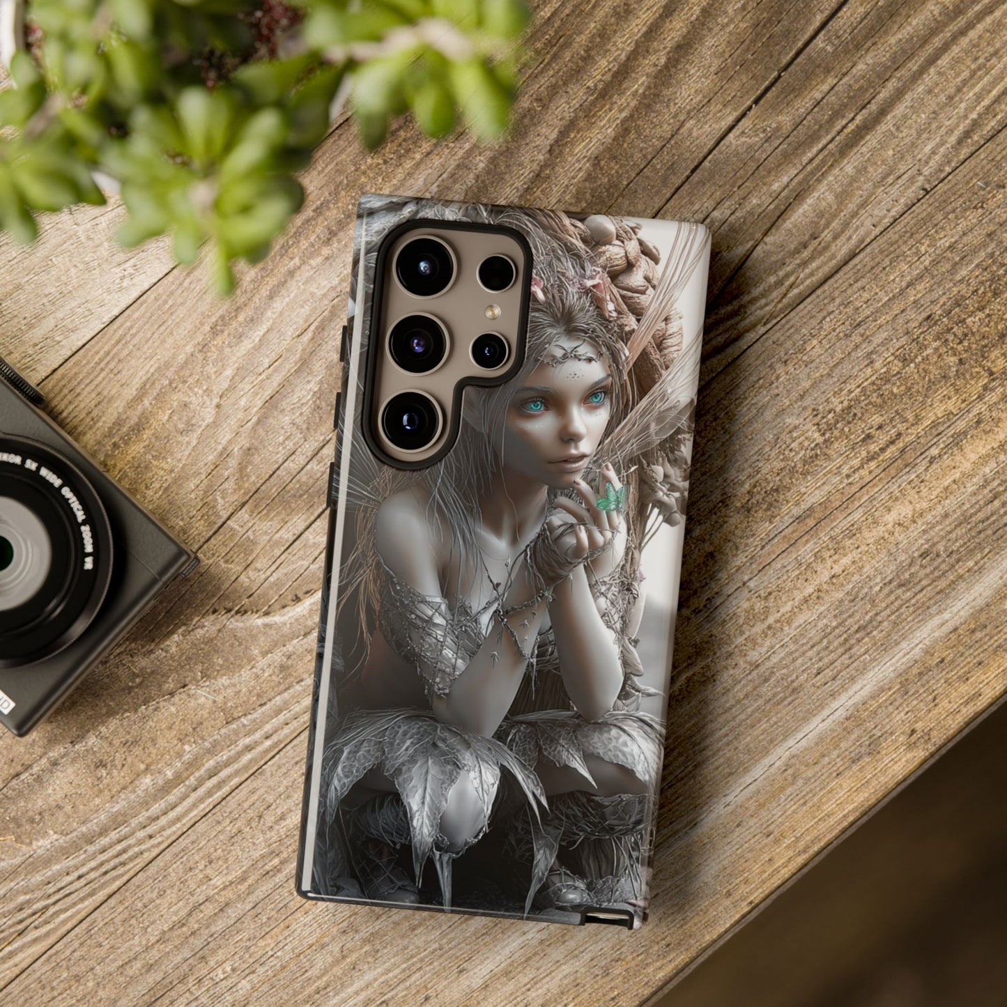 Fantasy Phone Case with Enchanted Fairy Design, Phone Cover, Magical Gift for Women, Boho Style, Nature Lovers, Unique Art