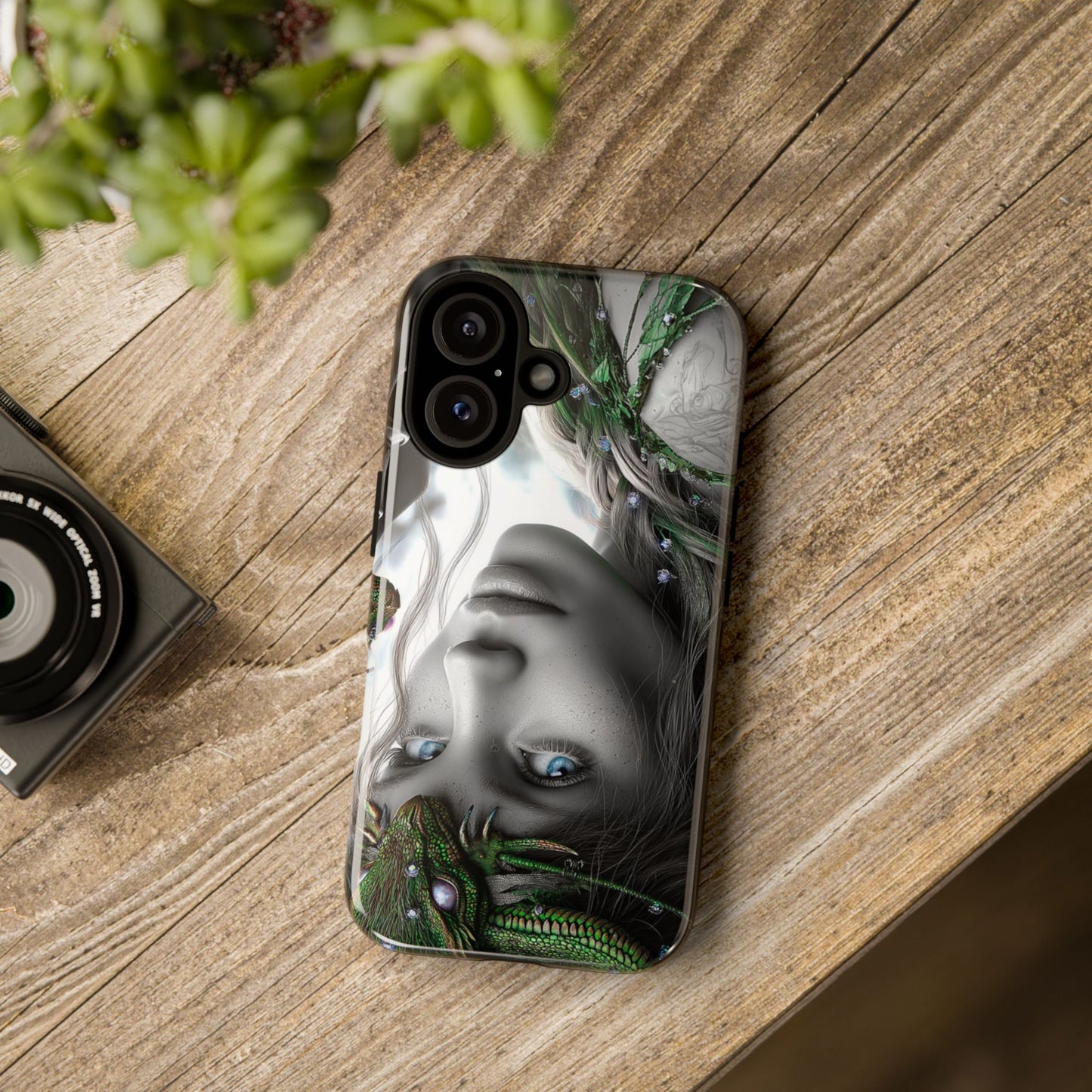 Phone Case with Enchanted Fairy Design, Phone Cover, Magical Gift for Women, Boho Style, Nature Lovers, Unique Art
