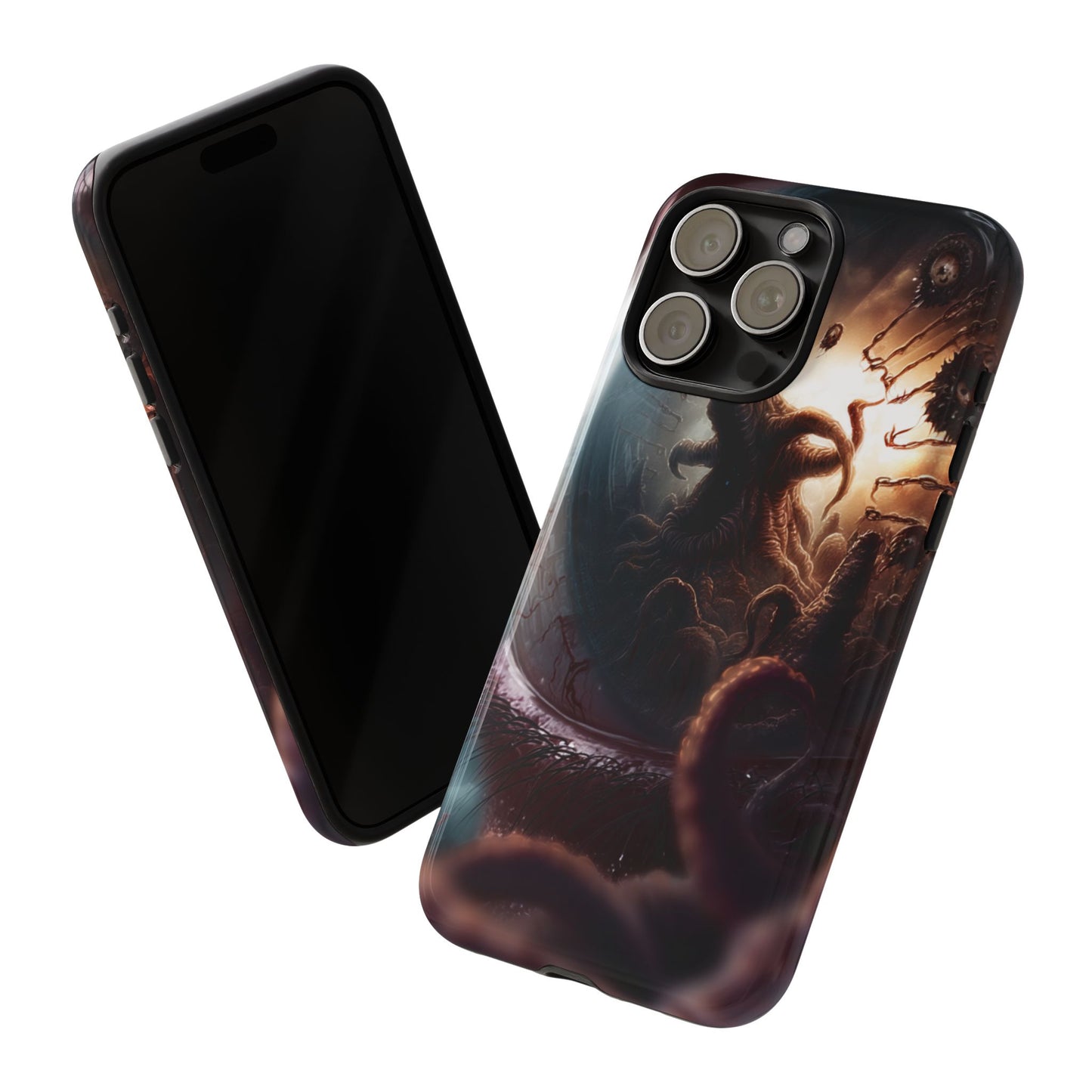 Phone Case: Cosmic Horror Design, Tough Phone Case, Unique Tech Accessory, Gifts for Sci-Fi Lovers, Halloween Decor