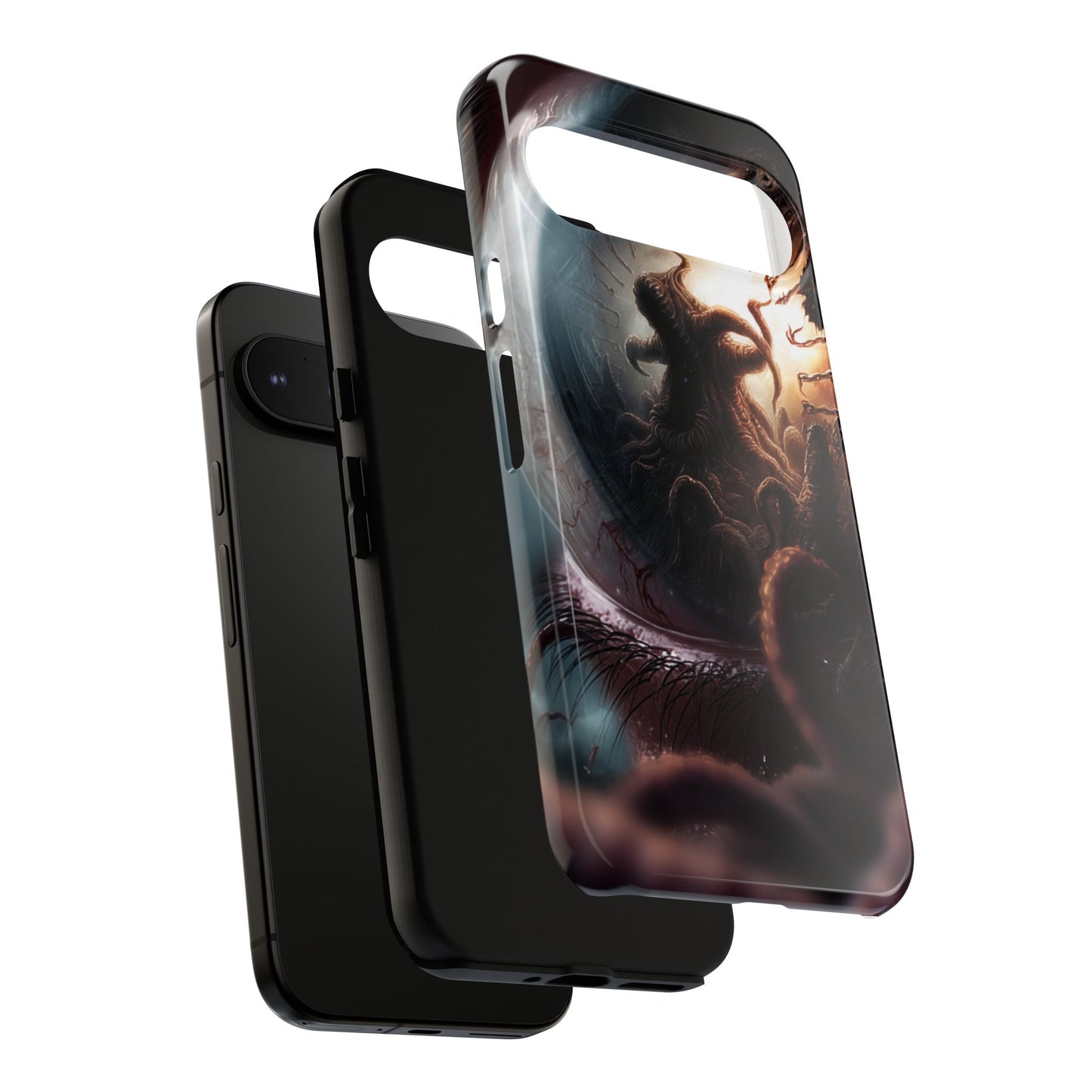 Phone Case: Cosmic Horror Design, Tough Phone Case, Unique Tech Accessory, Gifts for Sci-Fi Lovers, Halloween Decor
