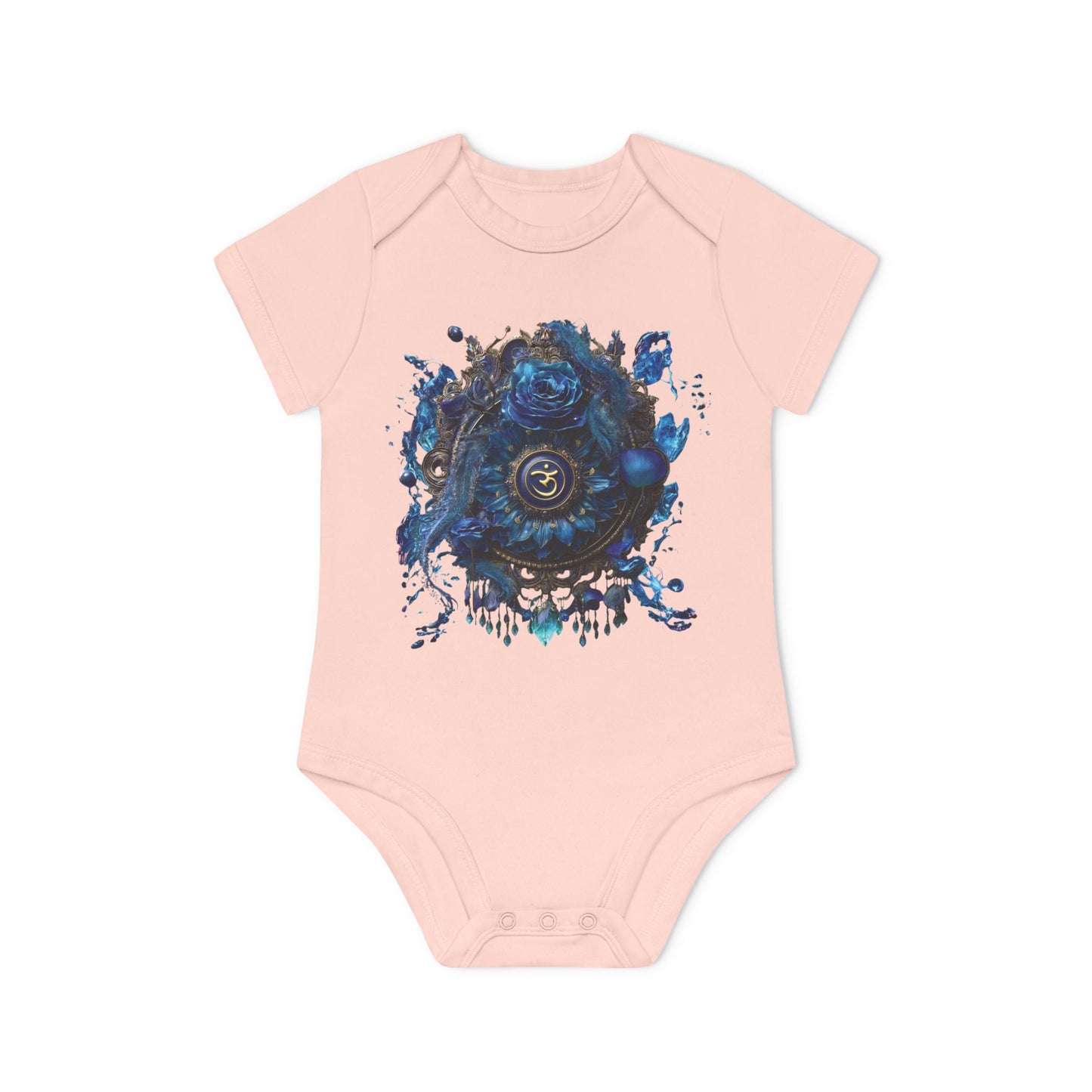 Mystic Shakra Bodysuit, Baby Organic Romper, Newborn Outfit Gift, Spiritual Infant Clothes, Gender Neutral Baby Shower Present