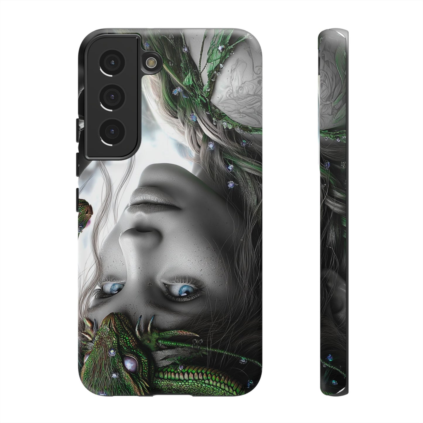 Phone Case with Enchanted Fairy Design, Phone Cover, Magical Gift for Women, Boho Style, Nature Lovers, Unique Art