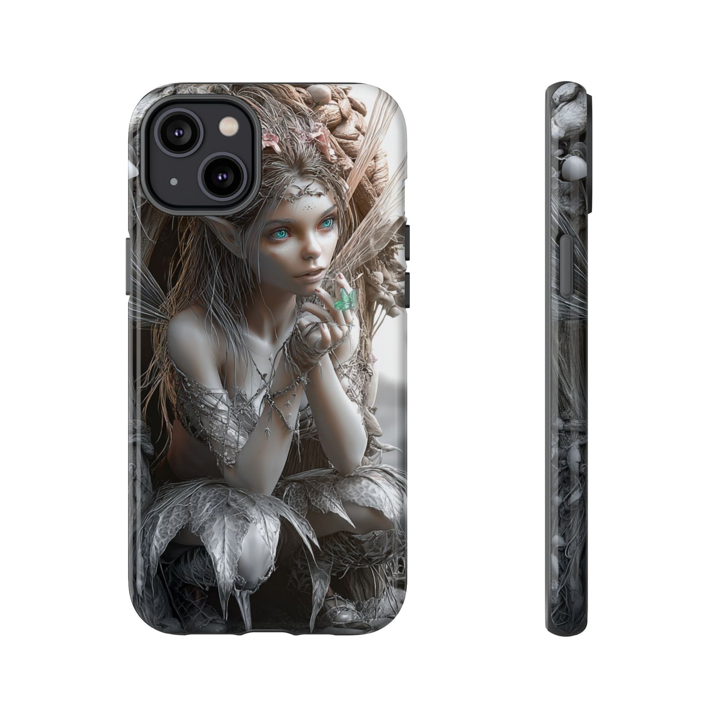 Fantasy Phone Case with Enchanted Fairy Design, Phone Cover, Magical Gift for Women, Boho Style, Nature Lovers, Unique Art