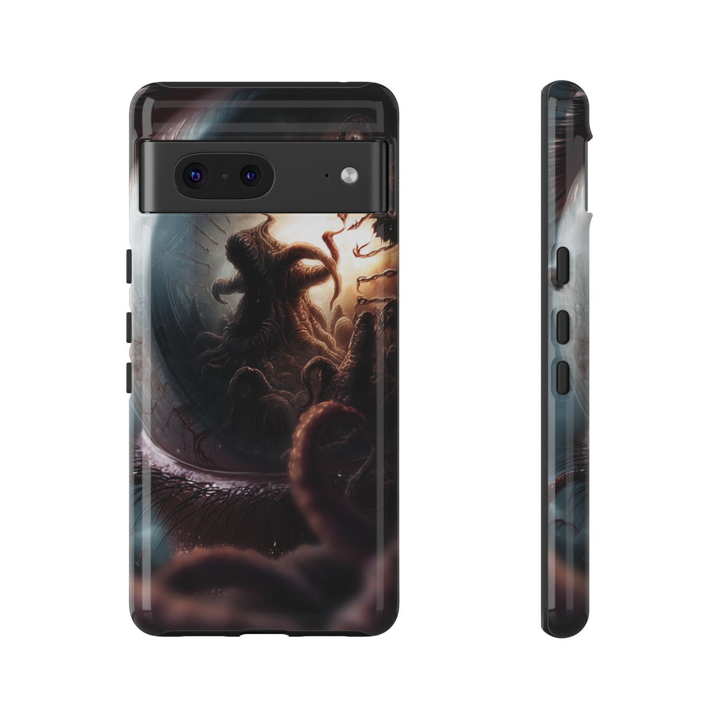 Phone Case: Cosmic Horror Design, Tough Phone Case, Unique Tech Accessory, Gifts for Sci-Fi Lovers, Halloween Decor